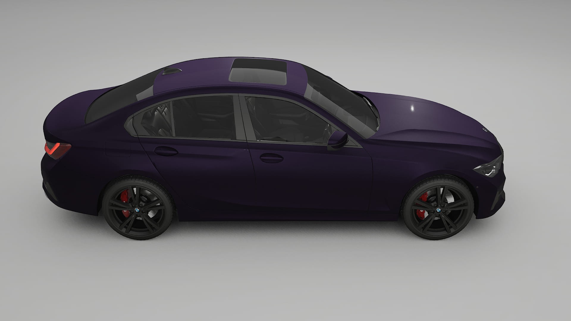 BMW 3 G20 prefacelift pre-LCI TPU Paint Protection Film | VIOLET Color Change PPF Full Pre-Cut Kit