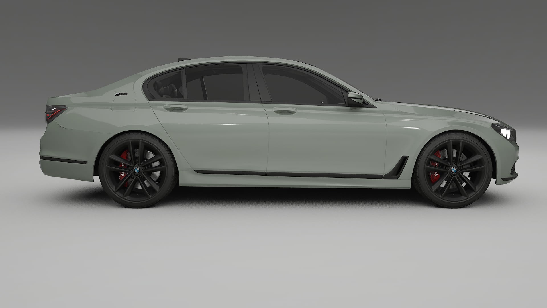BMW 7 G11 G12 facelift LCI TPU Paint Protection Film | SLATE Color Change PPF Full Pre-Cut Kit