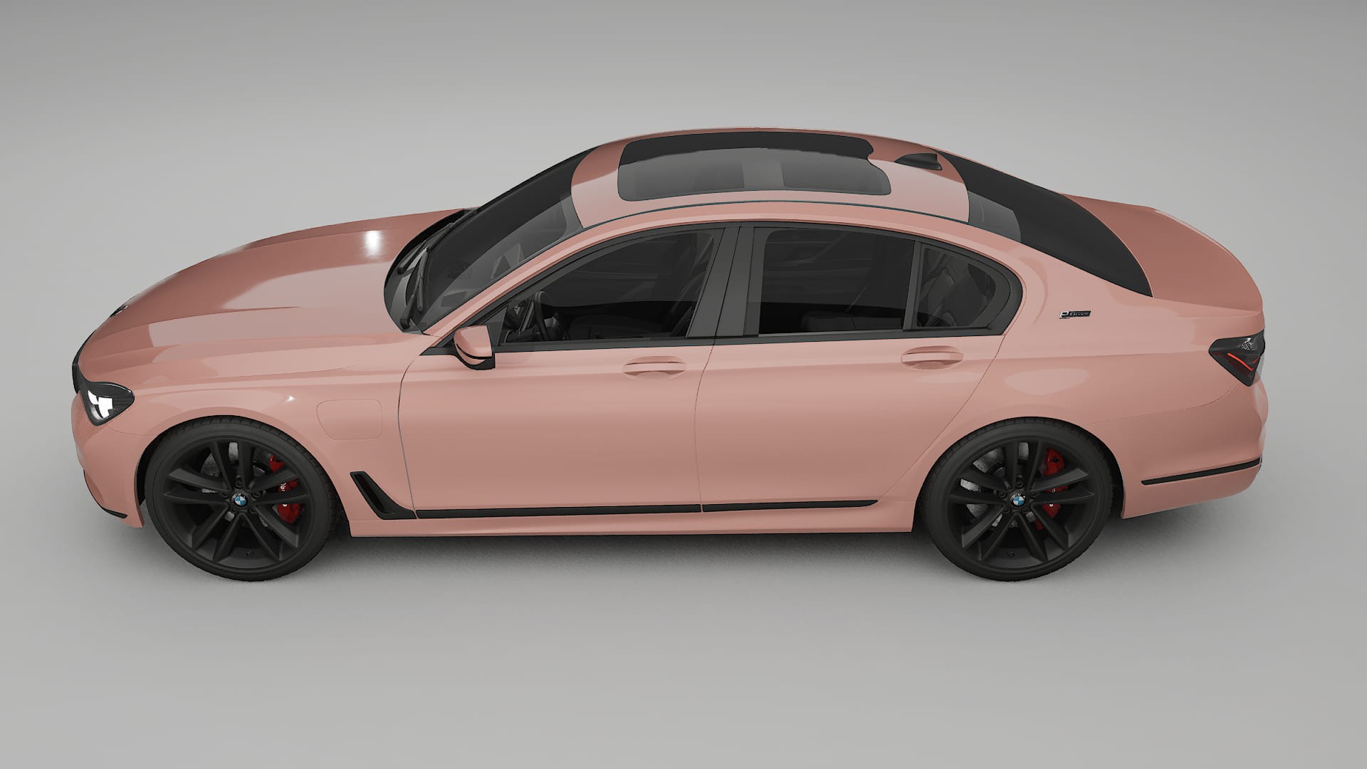 BMW 7 G11 G12 facelift LCI TPU Paint Protection Film | BLUSH Color Change PPF Full Pre-Cut Kit