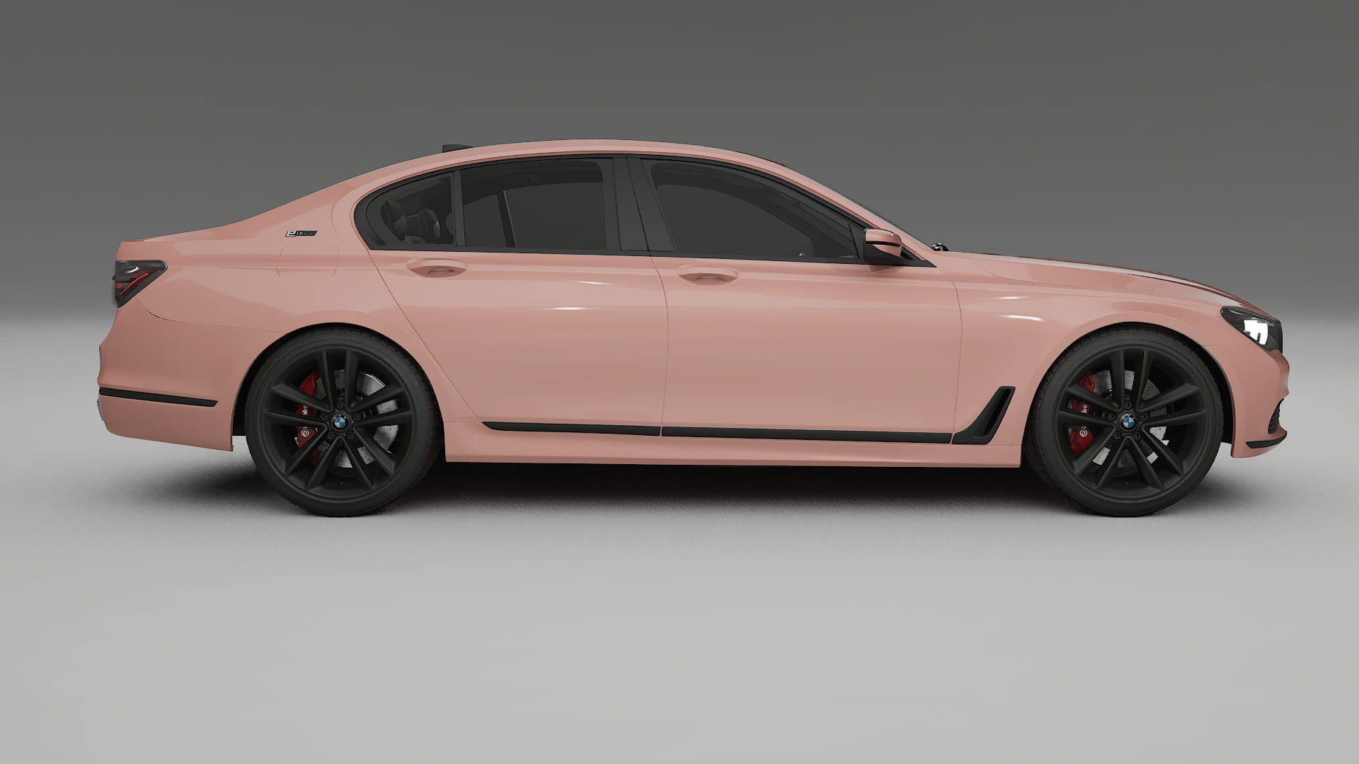 BMW 7 G11 G12 facelift LCI TPU Paint Protection Film | BLUSH Color Change PPF Full Pre-Cut Kit