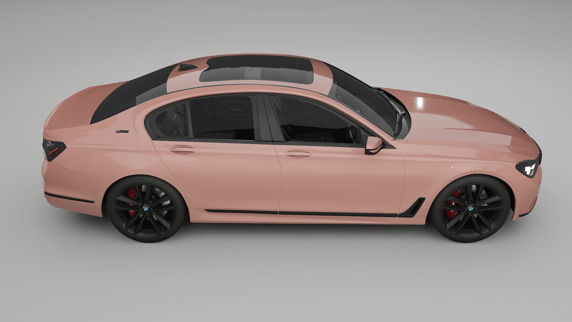BMW 7 G11 G12 facelift LCI TPU Paint Protection Film | BLUSH Color Change PPF Full Pre-Cut Kit