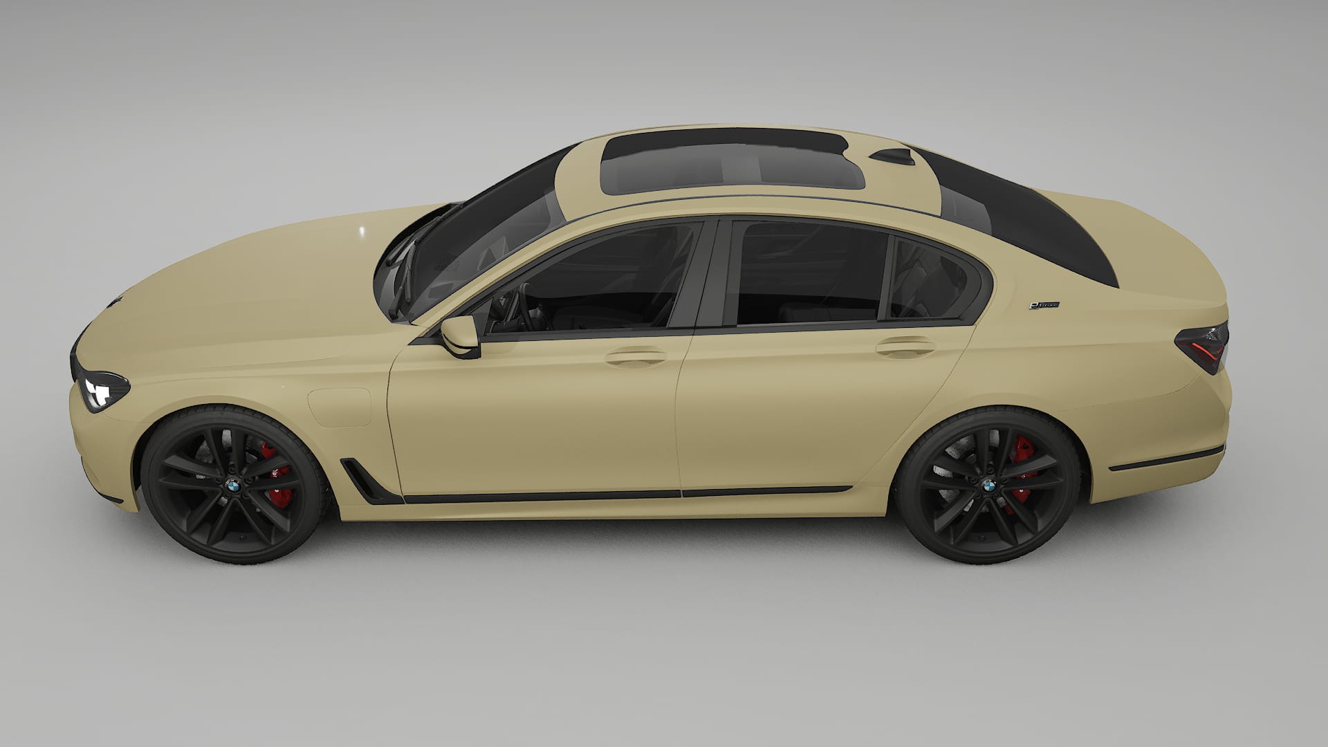 BMW 7 G11 G12 facelift LCI TPU Paint Protection Film | SAND Color Change PPF Full Pre-Cut Kit