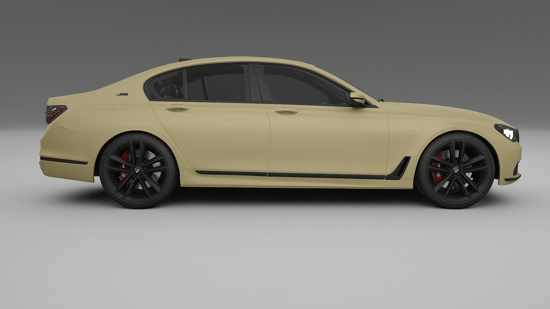 BMW 7 G11 G12 facelift LCI TPU Paint Protection Film | SAND Color Change PPF Full Pre-Cut Kit
