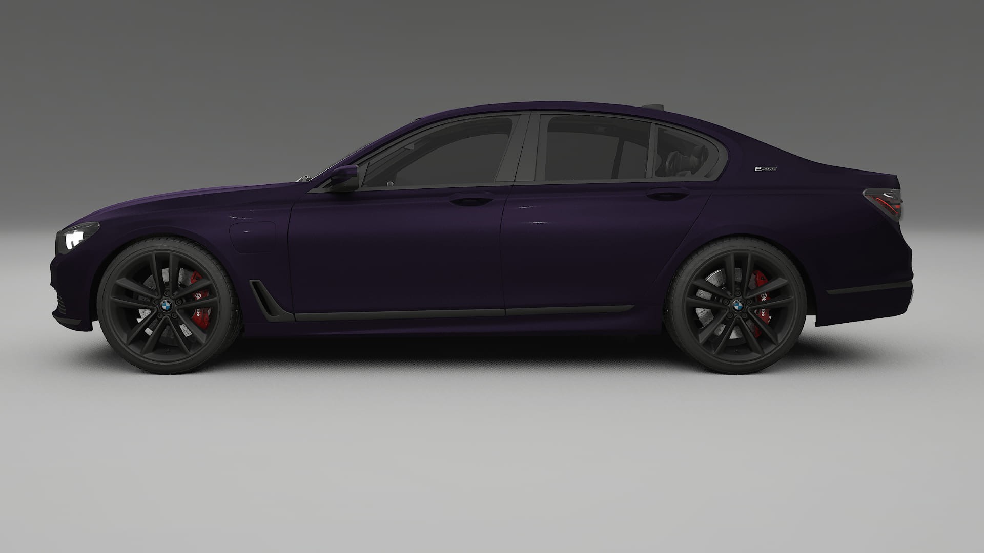 BMW 7 G11 G12 facelift LCI TPU Paint Protection Film | VIOLET Color Change PPF Full Pre-Cut Kit