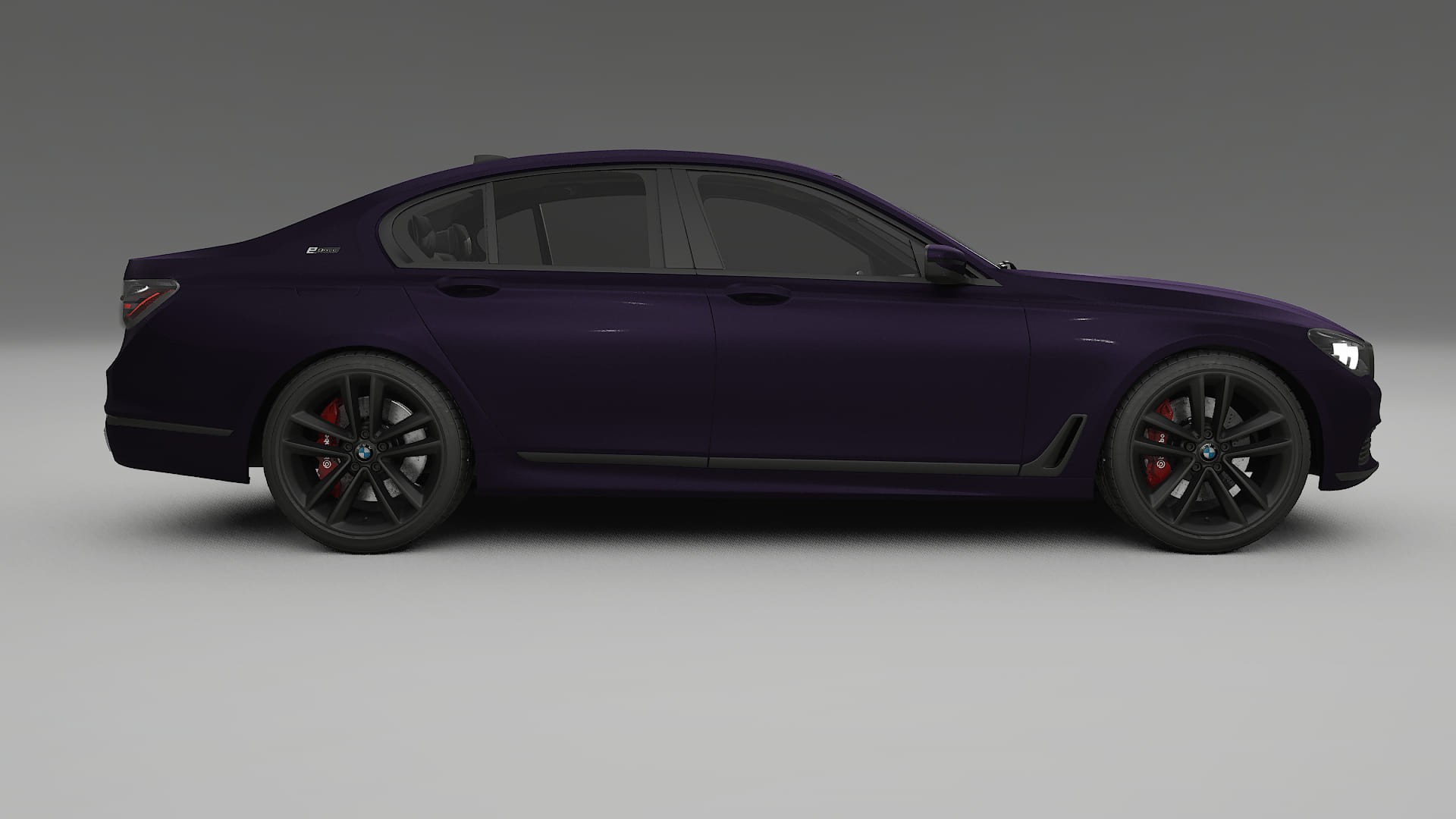 BMW 7 G11 G12 facelift LCI TPU Paint Protection Film | VIOLET Color Change PPF Full Pre-Cut Kit