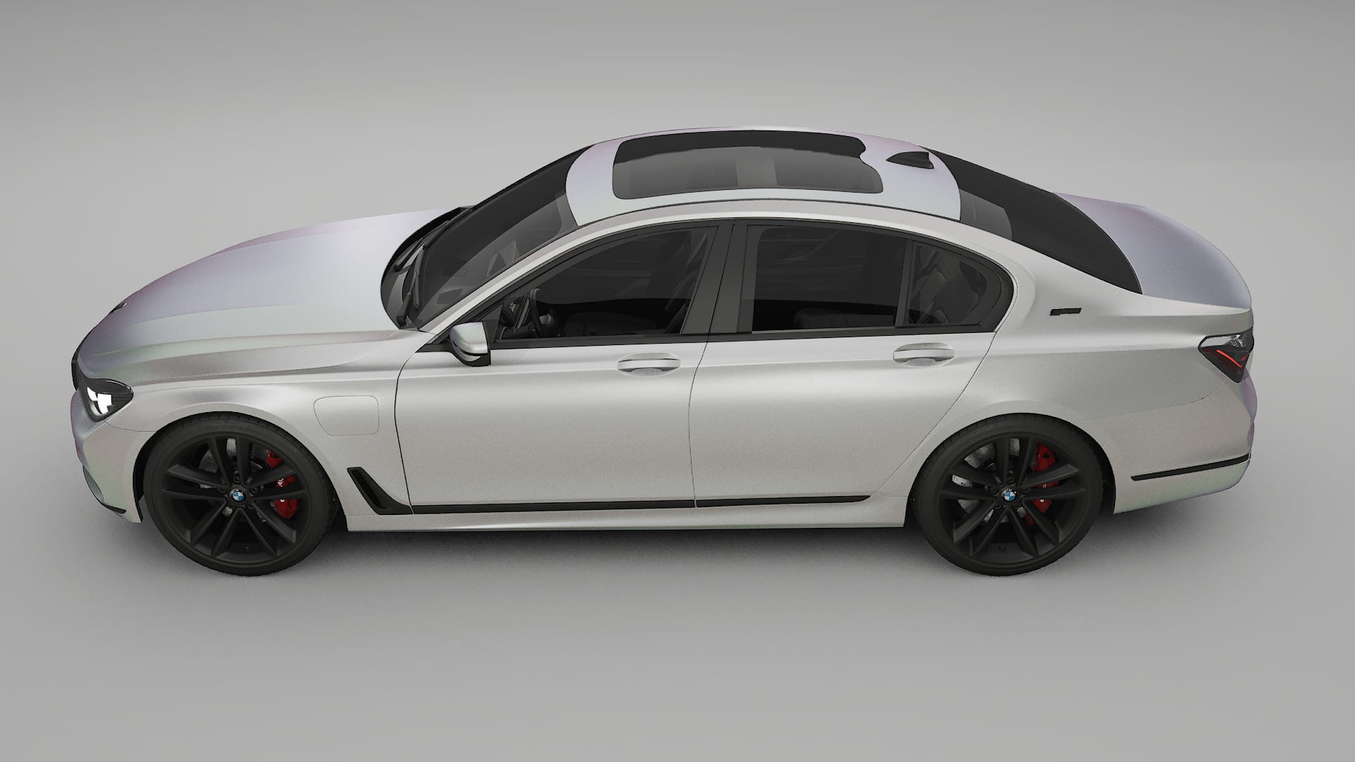 BMW 7 G11 G12 facelift LCI TPU Paint Protection Film | NEBULA Color Change PPF Full Pre-Cut Kit