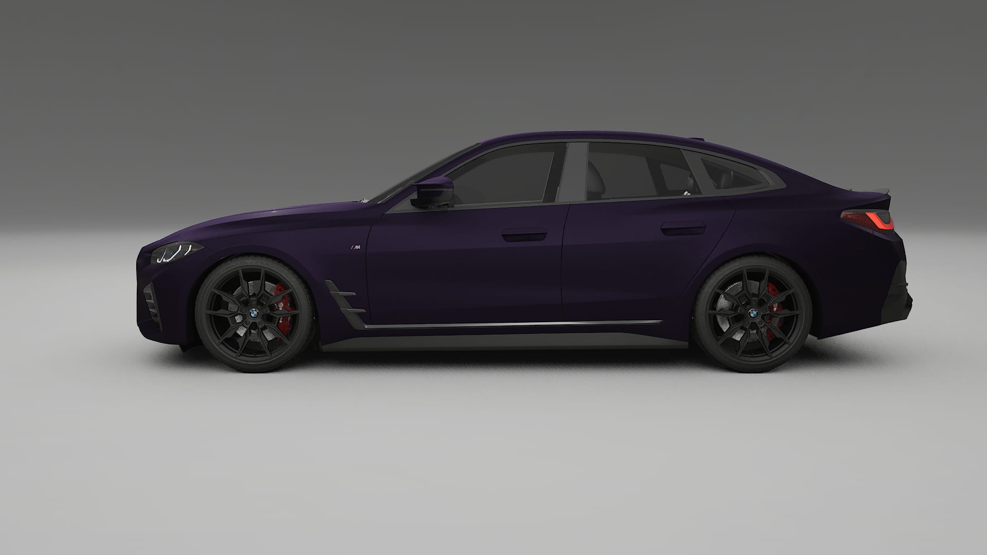 BMW I4 G26 M-Package TPU Paint Protection Film | VIOLET Color Change PPF Full Pre-Cut Kit