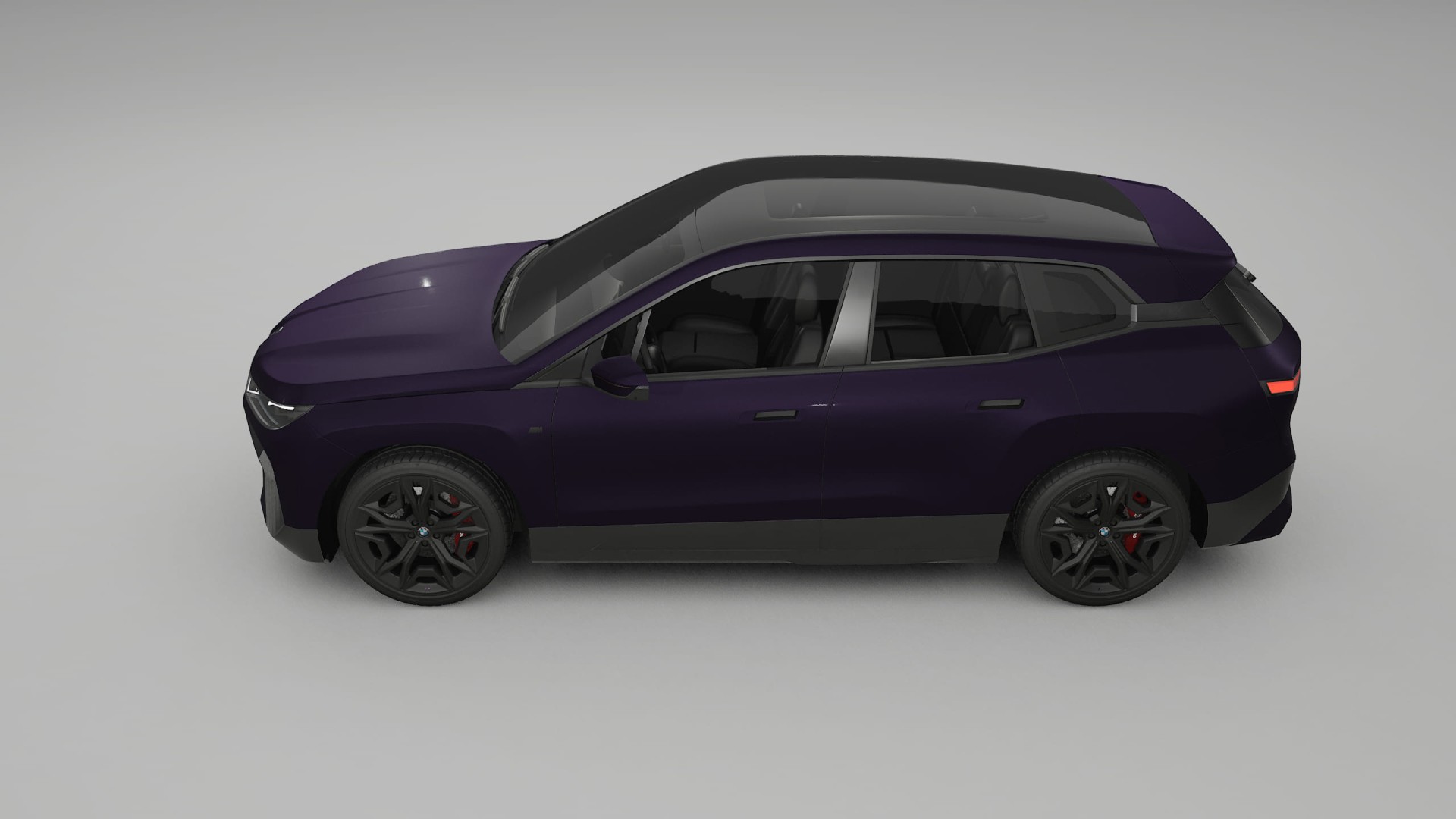 BMW iX M60 TPU Paint Protection Film | VIOLET Color Change PPF Full Pre-Cut Kit