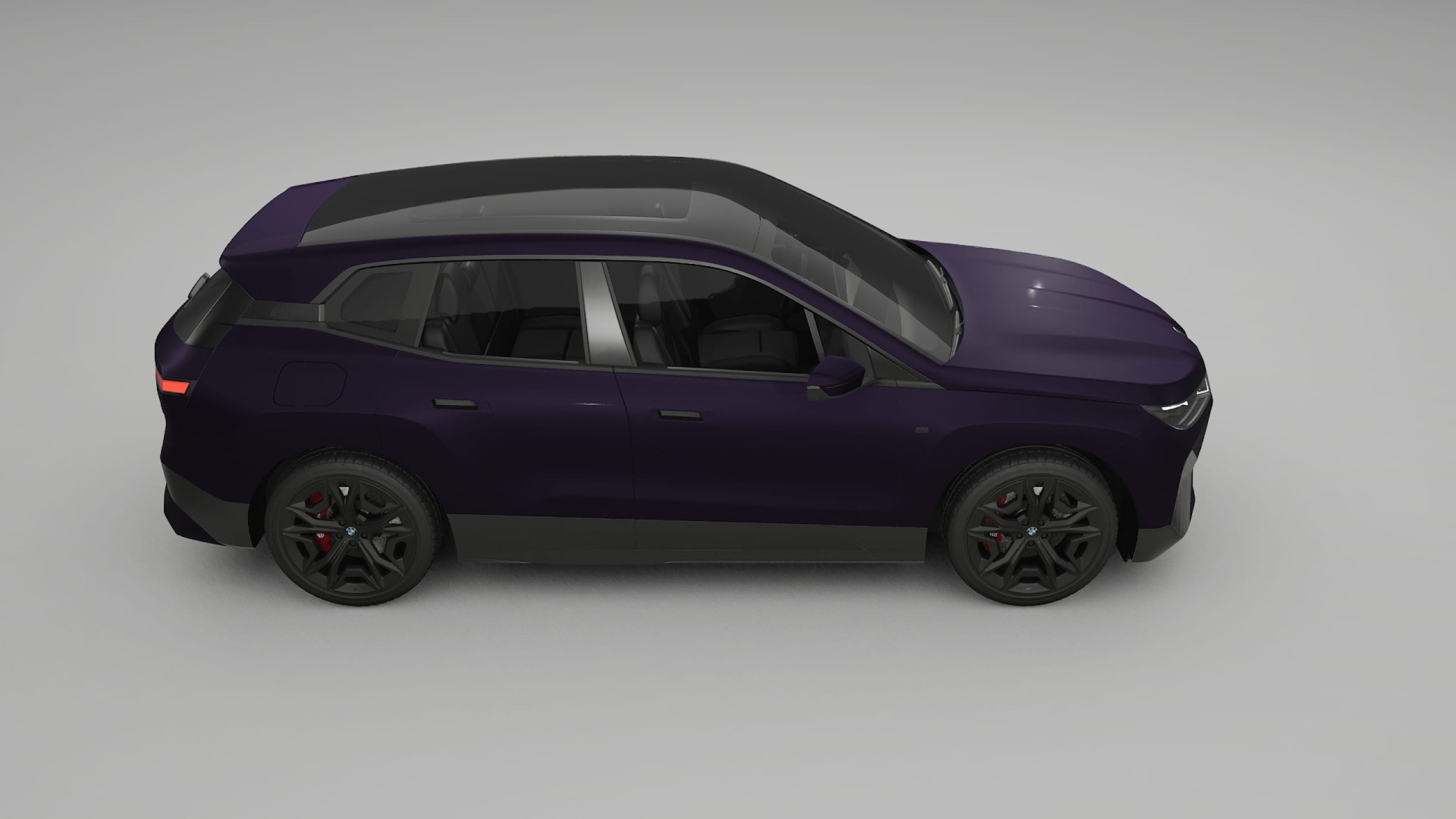 BMW iX M60 TPU Paint Protection Film | VIOLET Color Change PPF Full Pre-Cut Kit