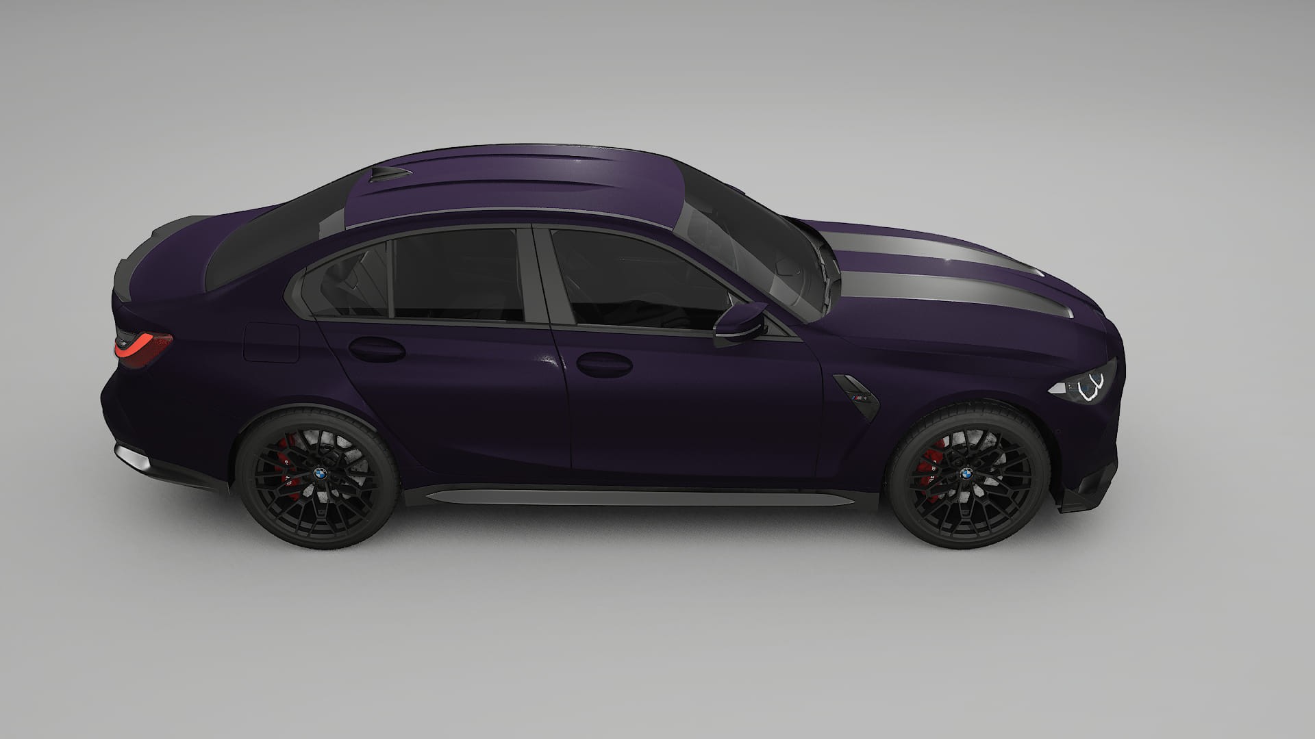 BMW M3 G80 Competition CS TPU Paint Protection Film | VIOLET Color Change PPF Full Pre-Cut Kit