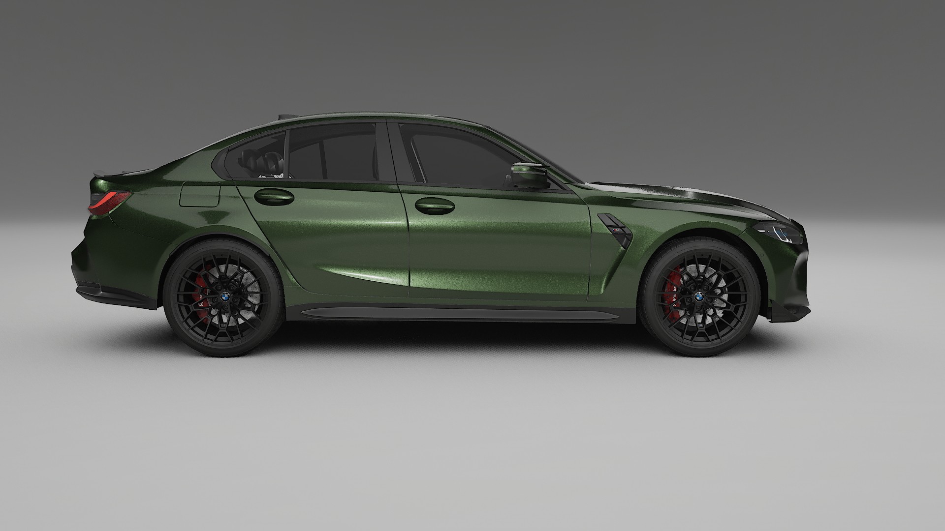 BMW M3 G80 Competition CS TPU Paint Protection Film | LAGOON Color Change PPF Full Pre-Cut Kit