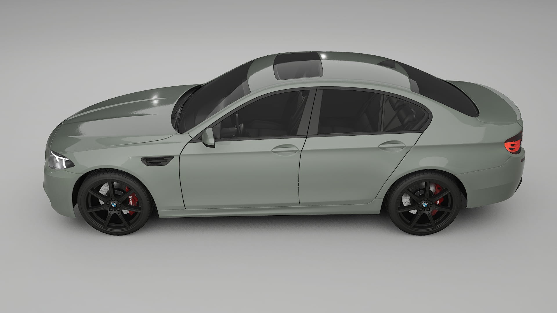 BMW M5 F10 TPU Paint Protection Film | SLATE Color Change PPF Full Pre-Cut Kit