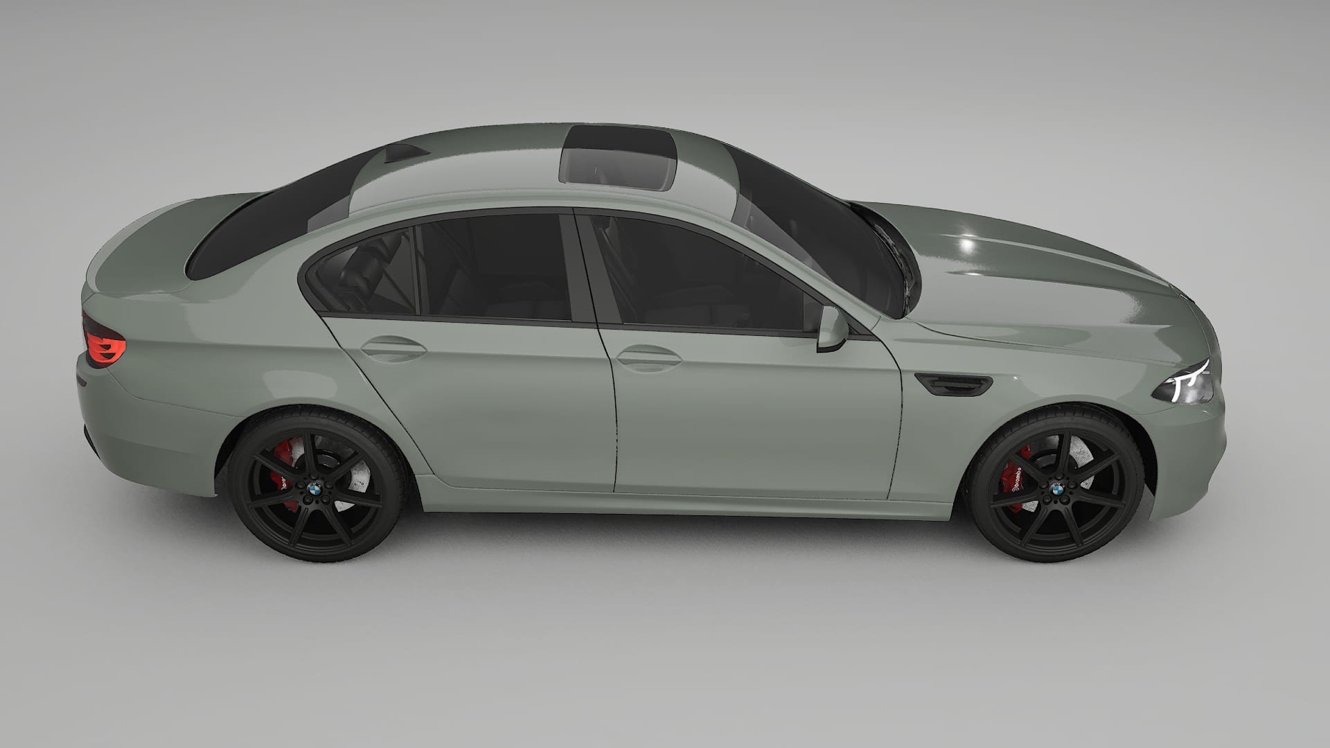 BMW M5 F10 TPU Paint Protection Film | SLATE Color Change PPF Full Pre-Cut Kit