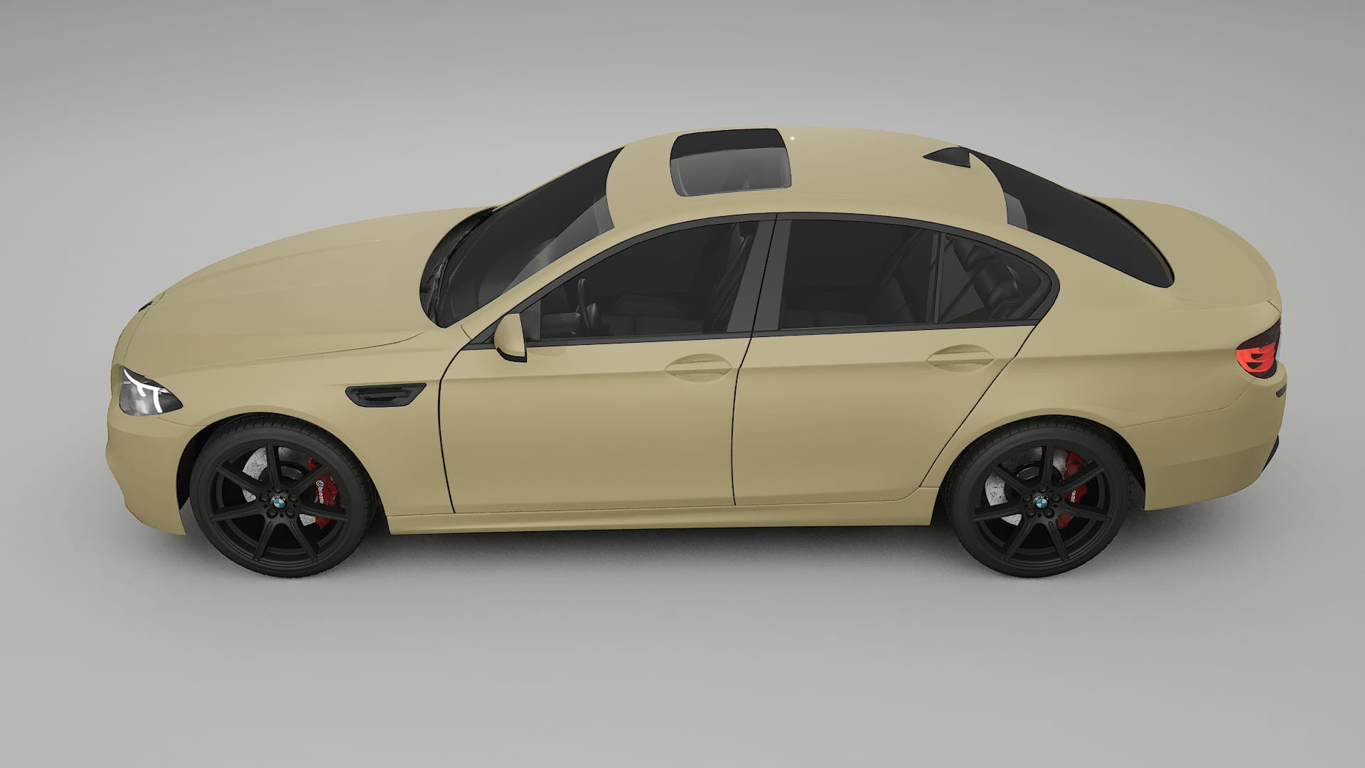 BMW M5 F10 TPU Paint Protection Film | SAND Color Change PPF Full Pre-Cut Kit