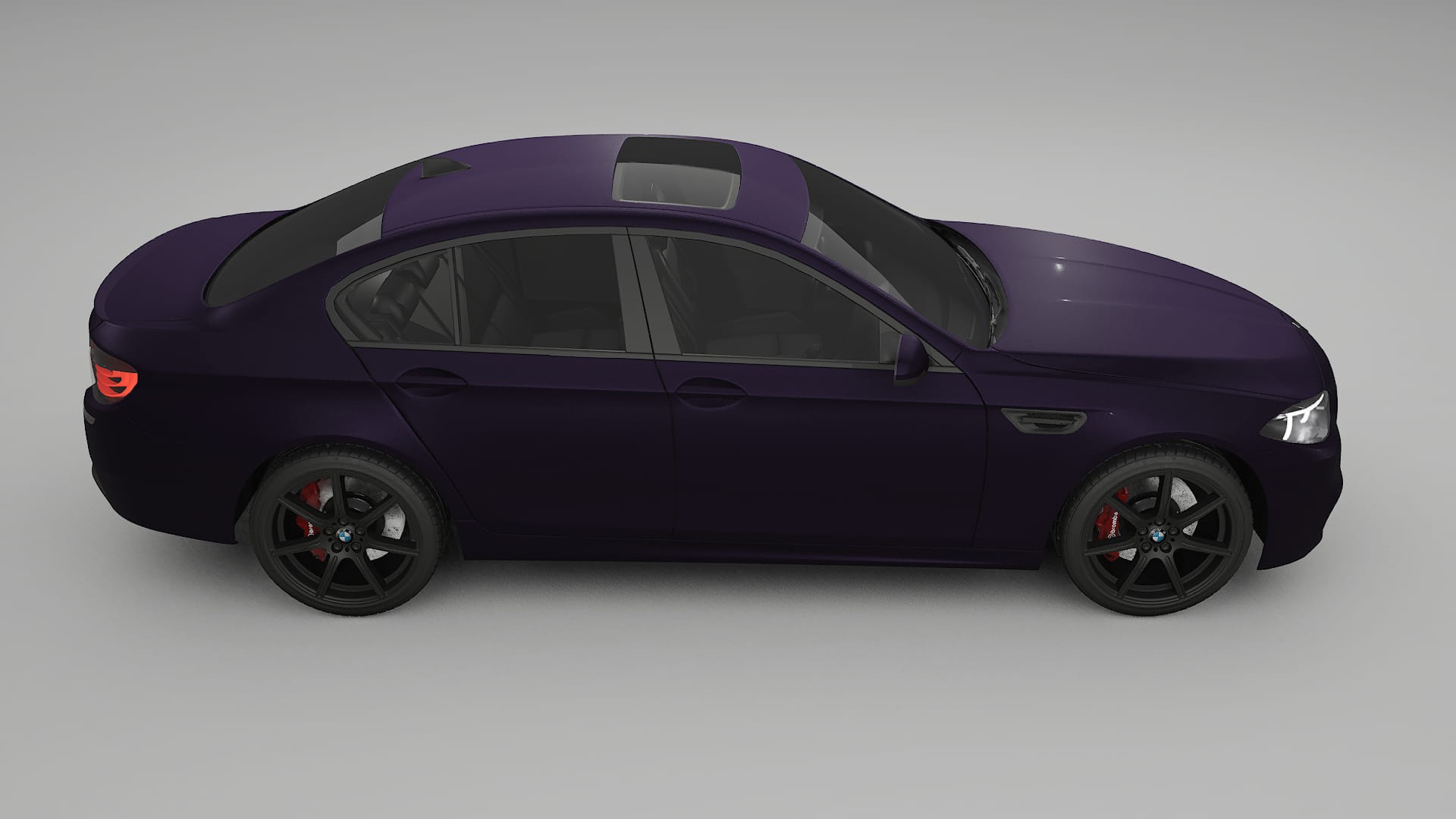 BMW M5 F10 TPU Paint Protection Film | VIOLET Color Change PPF Full Pre-Cut Kit