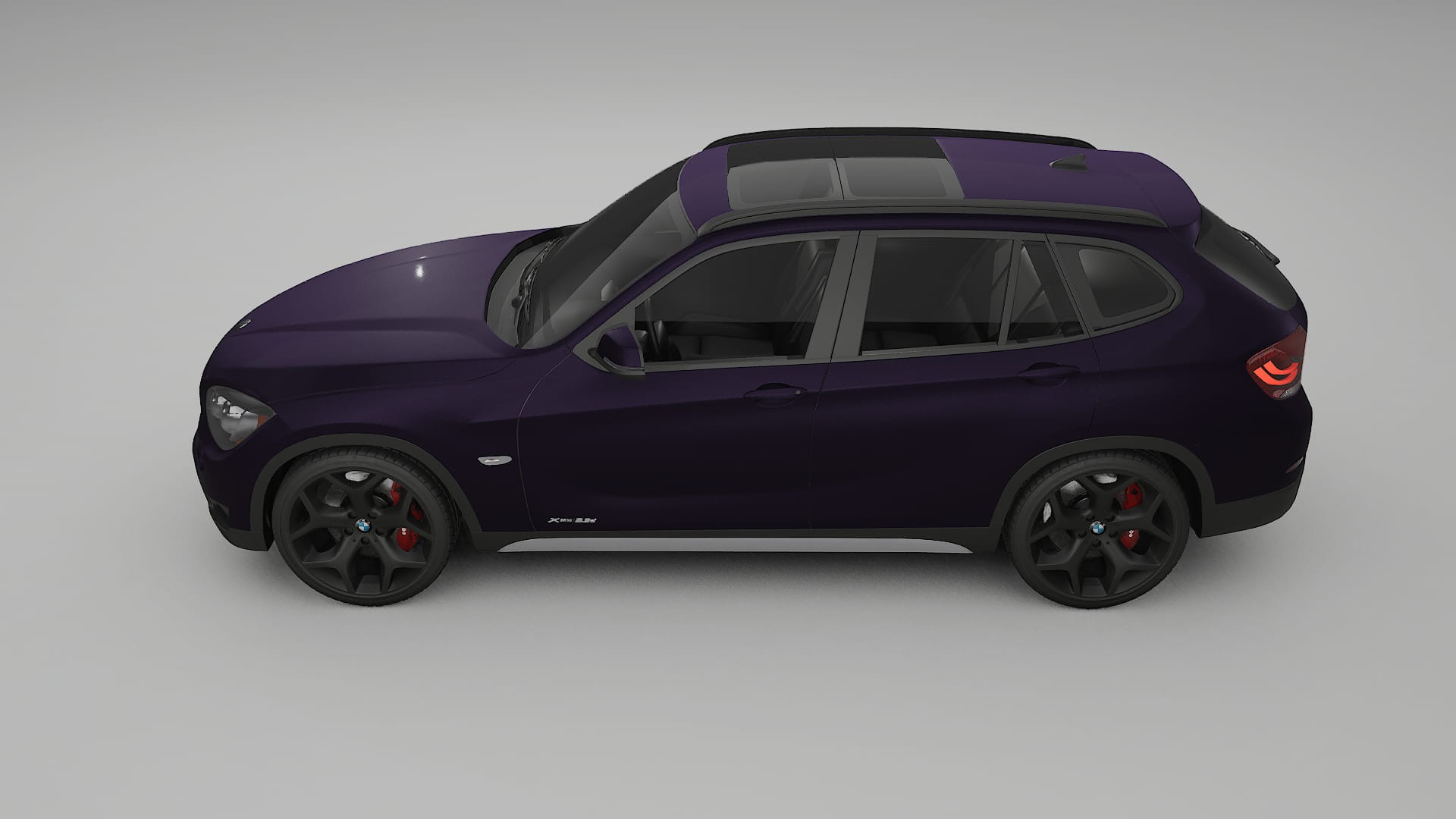 BMW X1 E84 TPU Paint Protection Film | VIOLET Color Change PPF Full Pre-Cut Kit