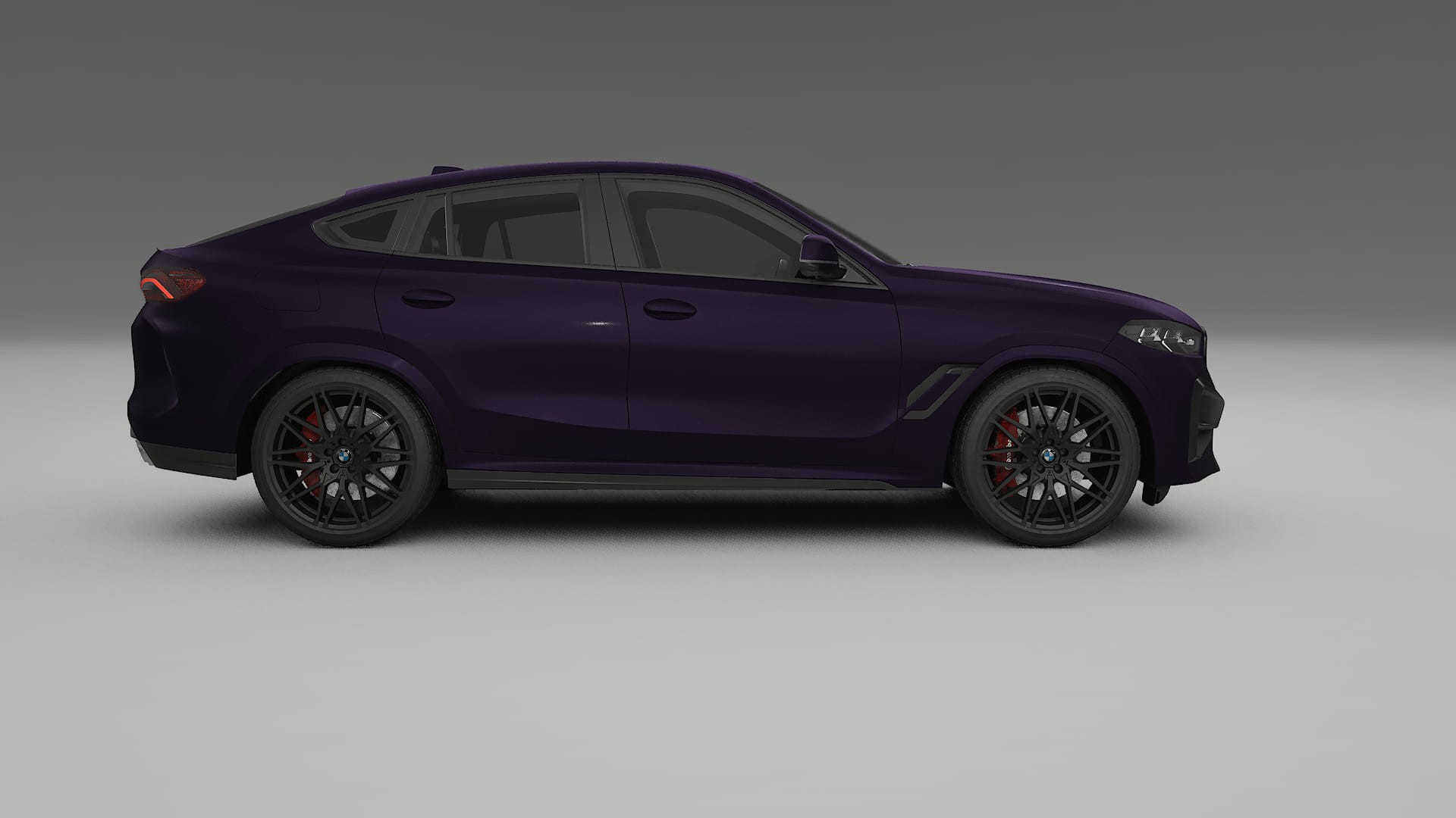 BMW X6 F96 Competition TPU Paint Protection Film | VIOLET Color Change PPF Full Pre-Cut Kit