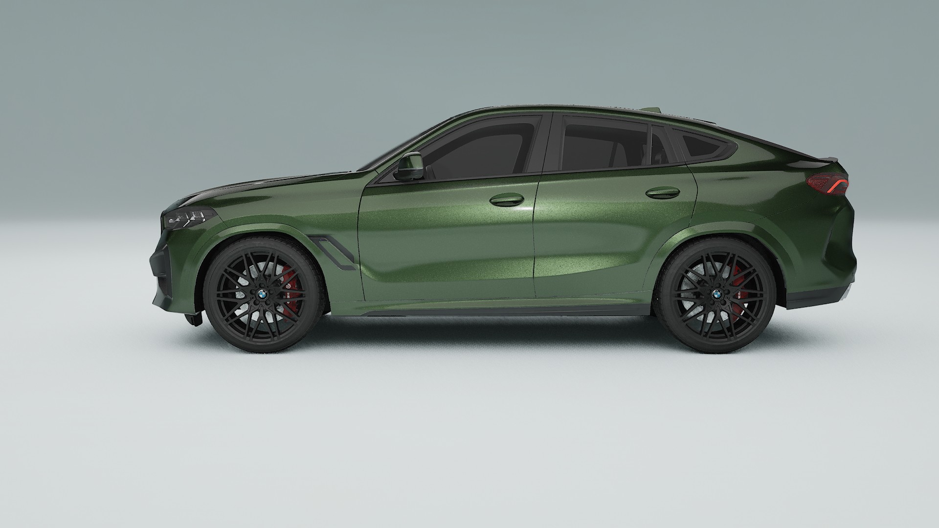 BMW X6 F96 Competition TPU Paint Protection Film | LAGOON Color Change PPF Full Pre-Cut Kit