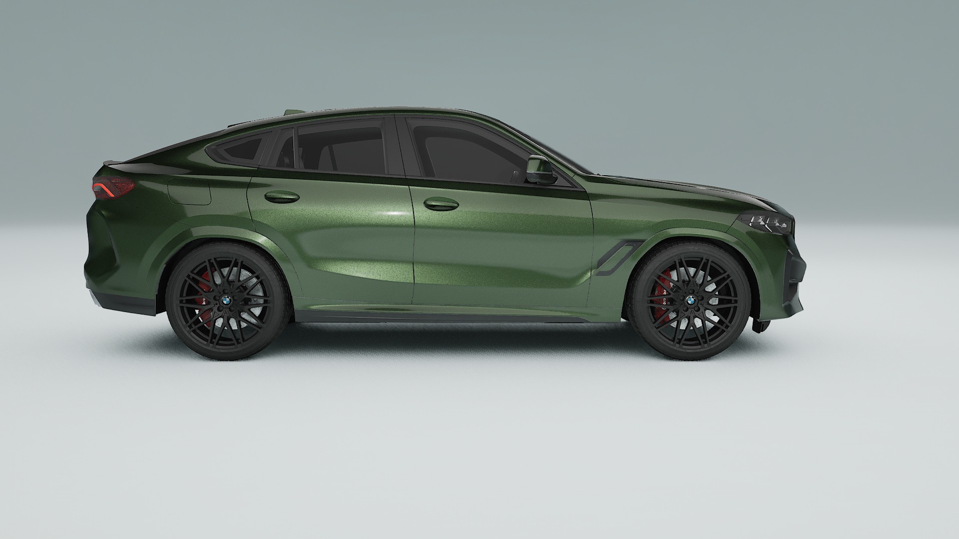 BMW X6 F96 Competition TPU Paint Protection Film | LAGOON Color Change PPF Full Pre-Cut Kit