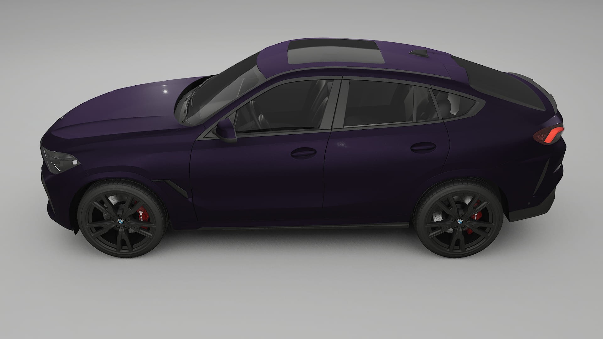 BMW X6 G06 F96 TPU Paint Protection Film | VIOLET Color Change PPF Full Pre-Cut Kit