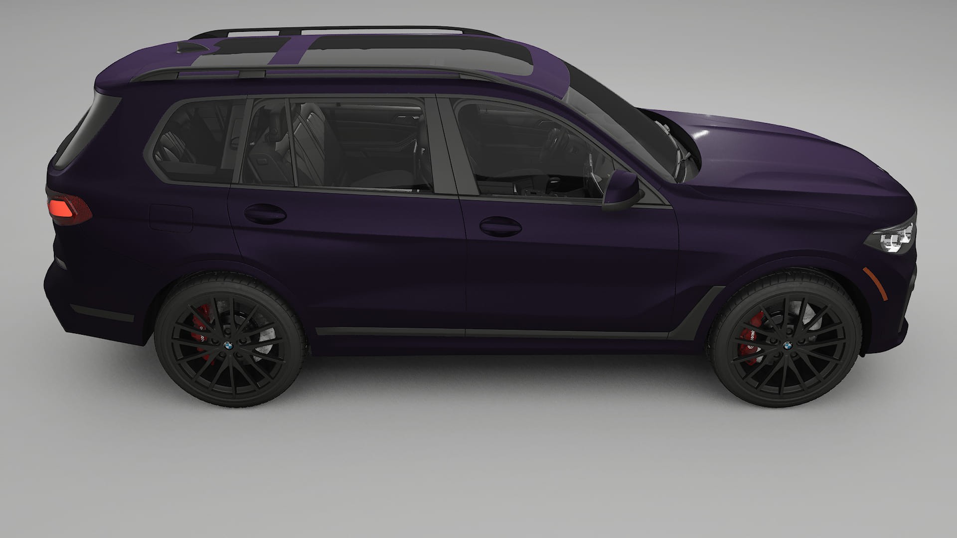 BMW X7 M G07 TPU Paint Protection Film | VIOLET Color Change PPF Full Pre-Cut Kit