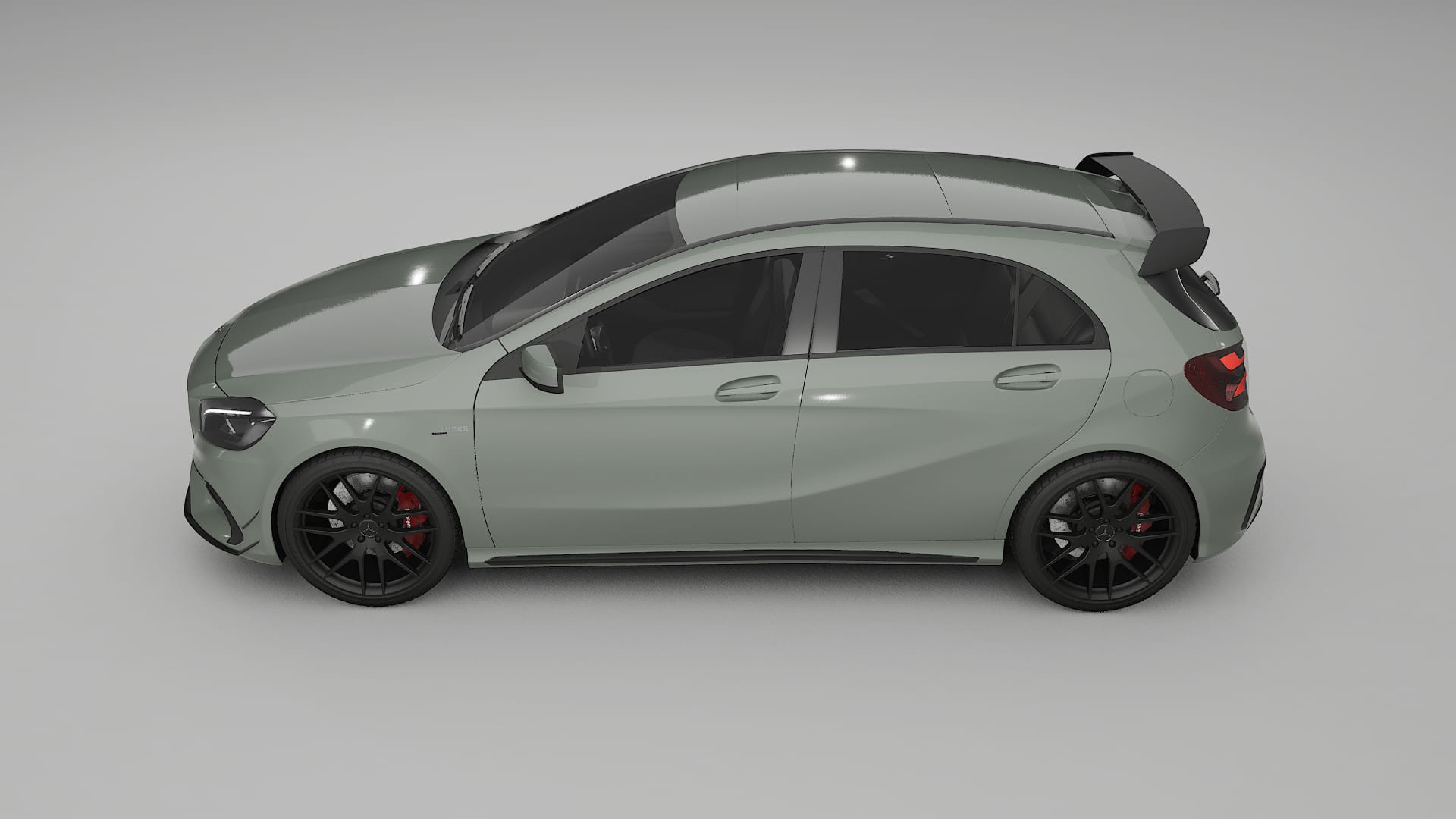 Mercedes A45 AMG W176 TPU Paint Protection Film | SLATE Color Change PPF Full Pre-Cut Kit