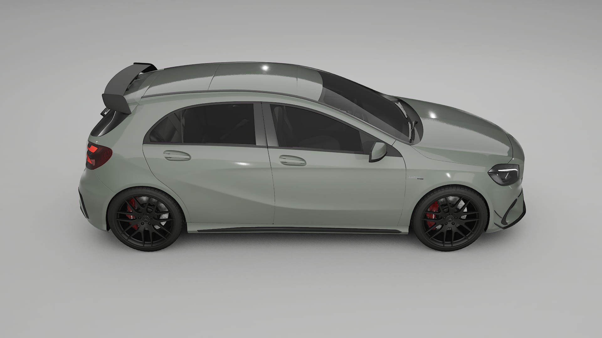 Mercedes A45 AMG W176 TPU Paint Protection Film | SLATE Color Change PPF Full Pre-Cut Kit
