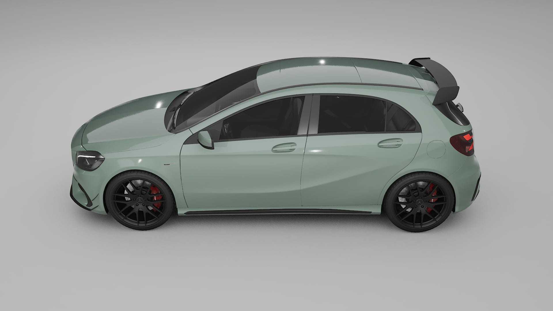 Mercedes A45 AMG W176 TPU Paint Protection Film | CINDER Color Change PPF Full Pre-Cut Kit