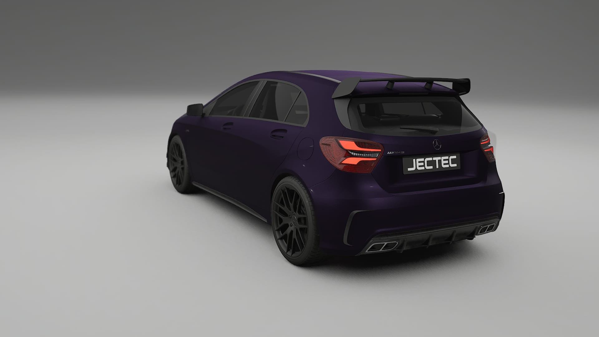 Mercedes A45 AMG W176 TPU Paint Protection Film | VIOLET Color Change PPF Full Pre-Cut Kit