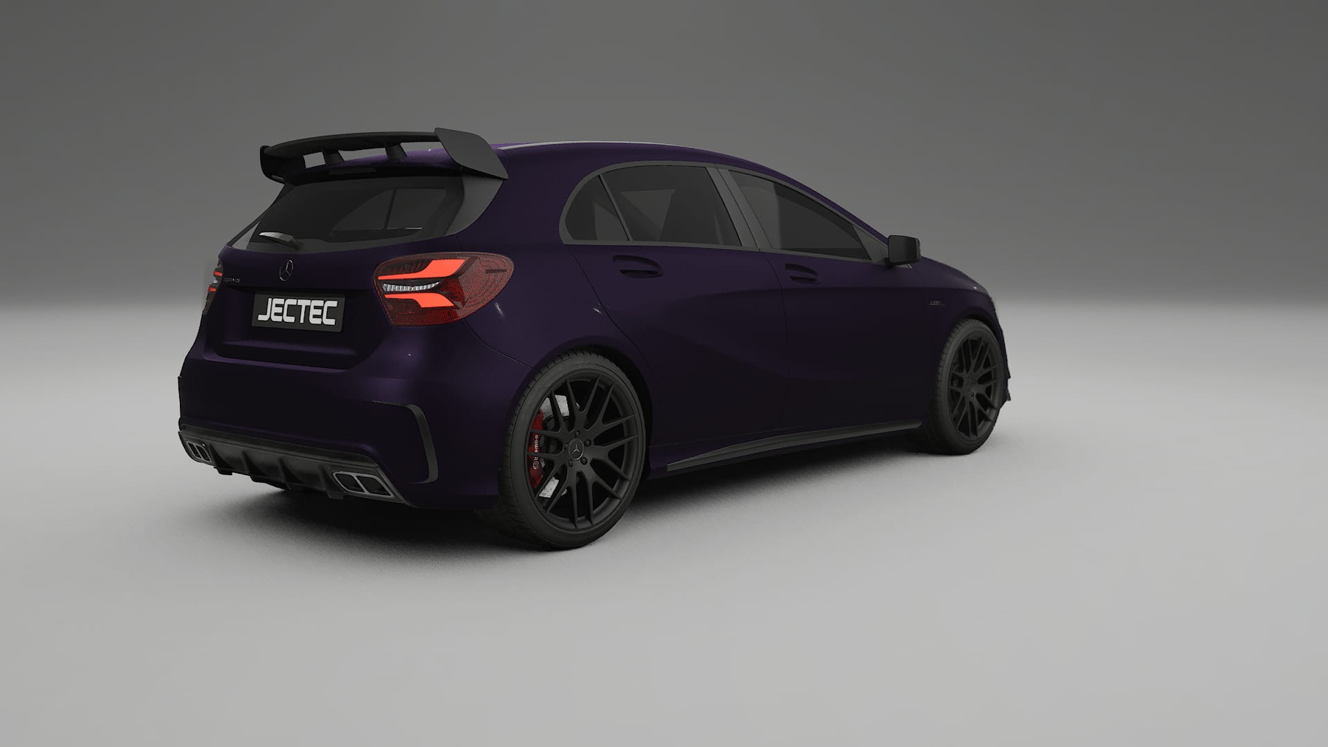 Mercedes A45 AMG W176 TPU Paint Protection Film | VIOLET Color Change PPF Full Pre-Cut Kit