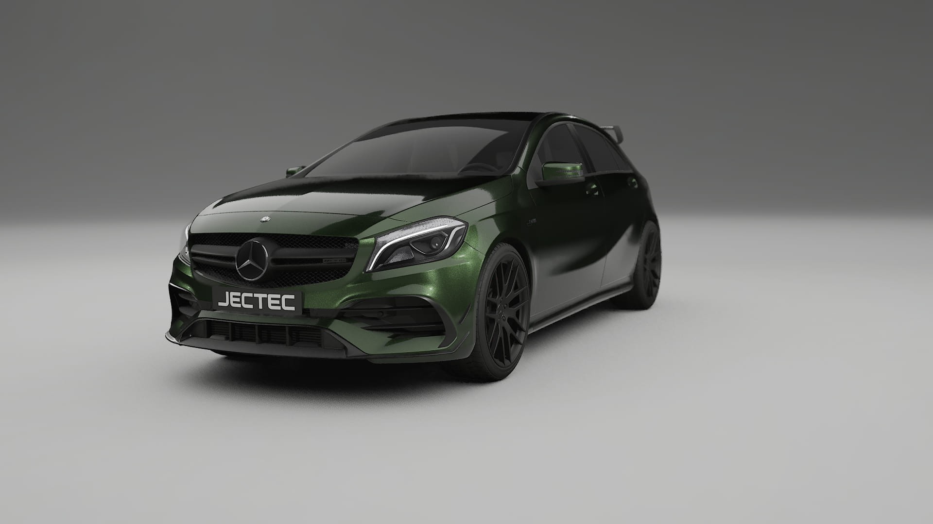 Mercedes A45 AMG W176 TPU Paint Protection Film | LAGOON Color Change PPF Full Pre-Cut Kit