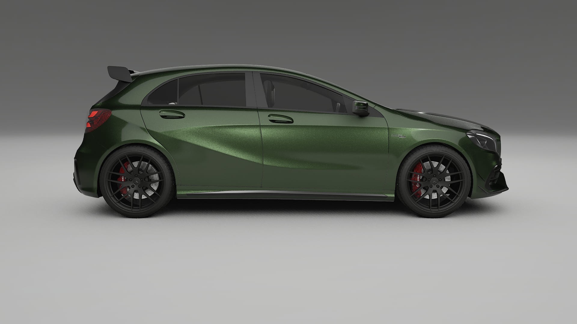 Mercedes A45 AMG W176 TPU Paint Protection Film | LAGOON Color Change PPF Full Pre-Cut Kit