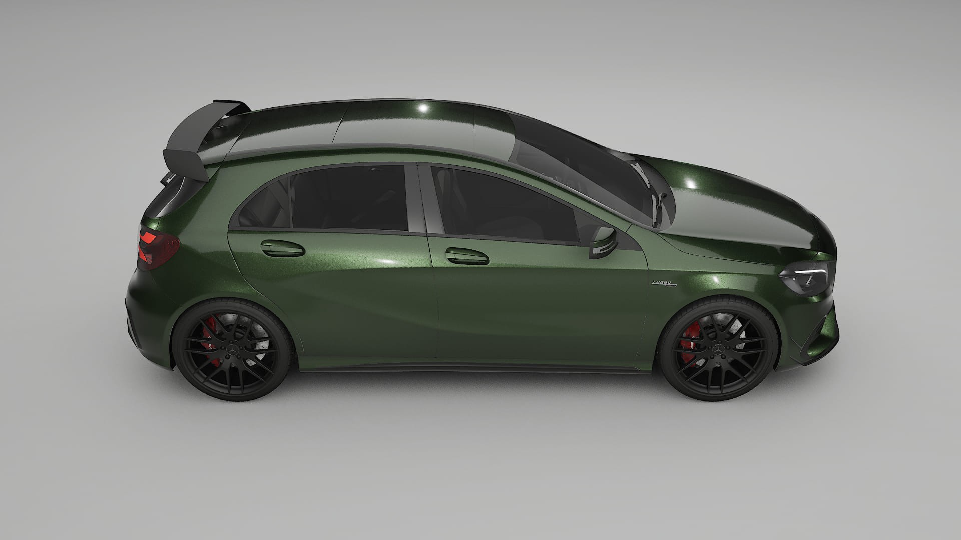 Mercedes A45 AMG W176 TPU Paint Protection Film | LAGOON Color Change PPF Full Pre-Cut Kit