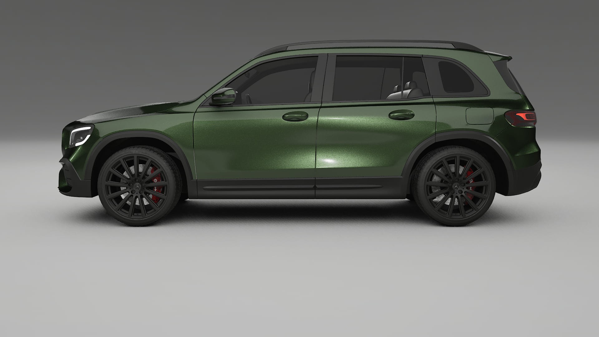 Mercedes AMG GLB TPU Paint Protection Film | LAGOON Color Change PPF Full Pre-Cut Kit