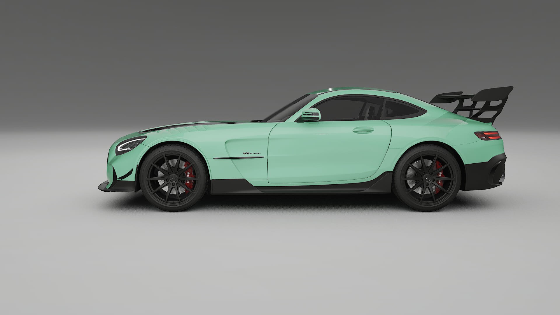 Mercedes AMG GT Black Series C192 Coupe TPU Paint Protection Film | DUSTY Color Change PPF Full Pre-Cut Kit
