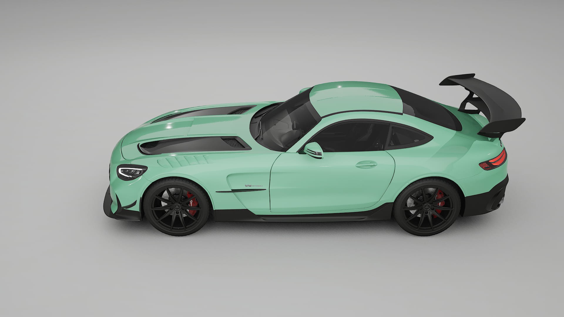 Mercedes AMG GT Black Series C192 Coupe TPU Paint Protection Film | DUSTY Color Change PPF Full Pre-Cut Kit