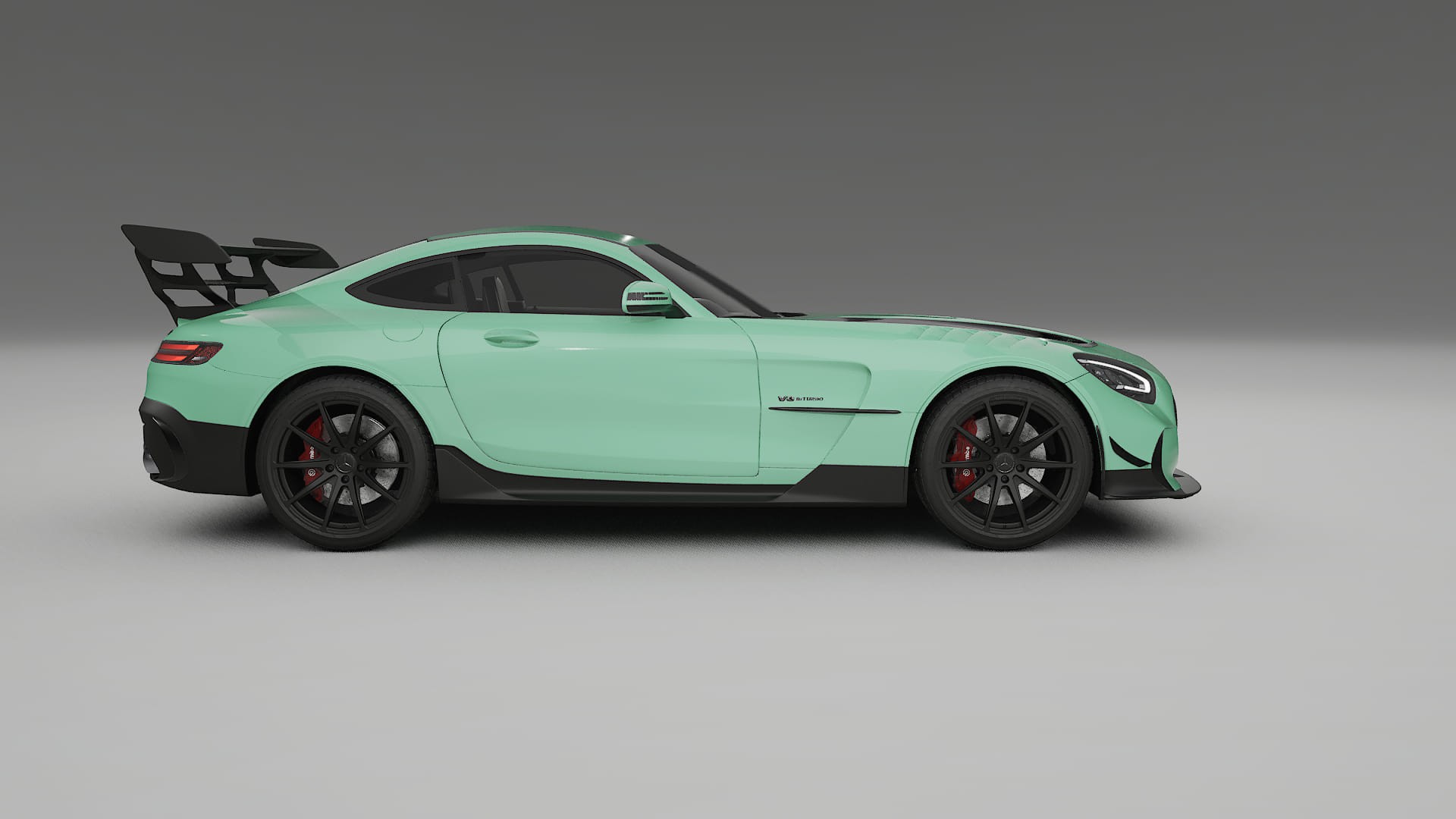 Mercedes AMG GT Black Series C192 Coupe TPU Paint Protection Film | DUSTY Color Change PPF Full Pre-Cut Kit
