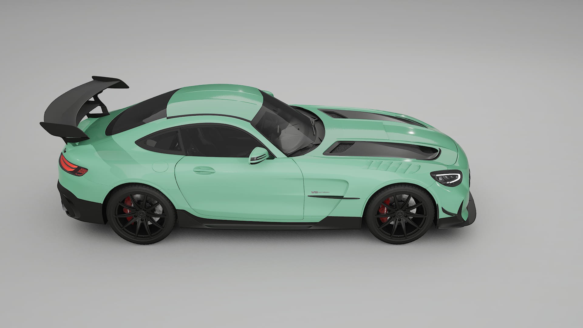 Mercedes AMG GT Black Series C192 Coupe TPU Paint Protection Film | DUSTY Color Change PPF Full Pre-Cut Kit