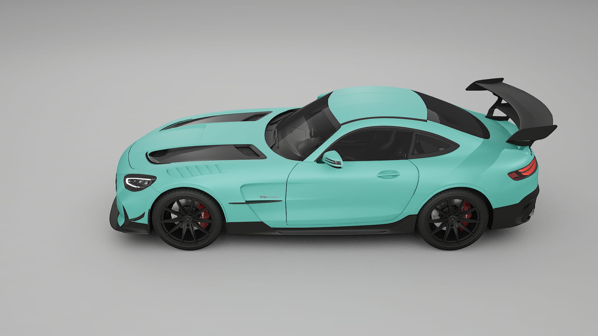 Mercedes AMG GT Black Series C192 Coupe TPU Paint Protection Film | FROST Color Change PPF Full Pre-Cut Kit