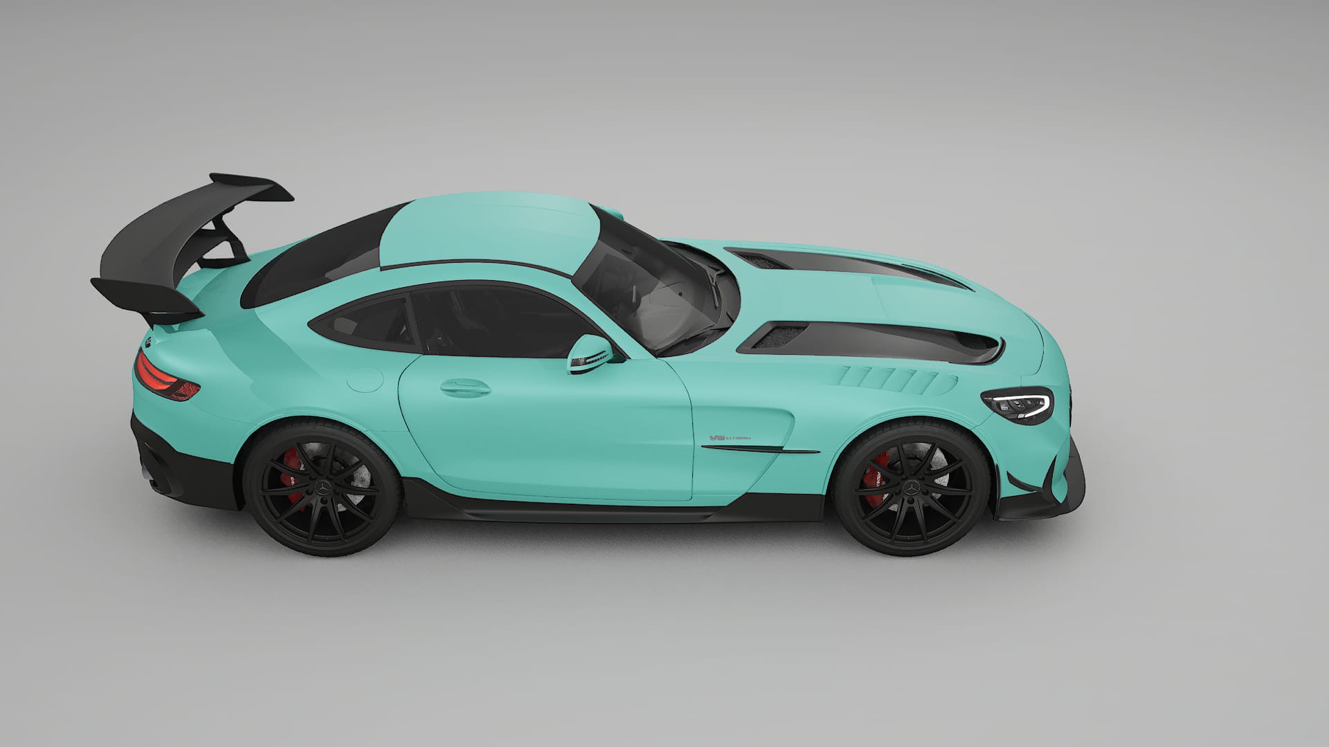 Mercedes AMG GT Black Series C192 Coupe TPU Paint Protection Film | FROST Color Change PPF Full Pre-Cut Kit
