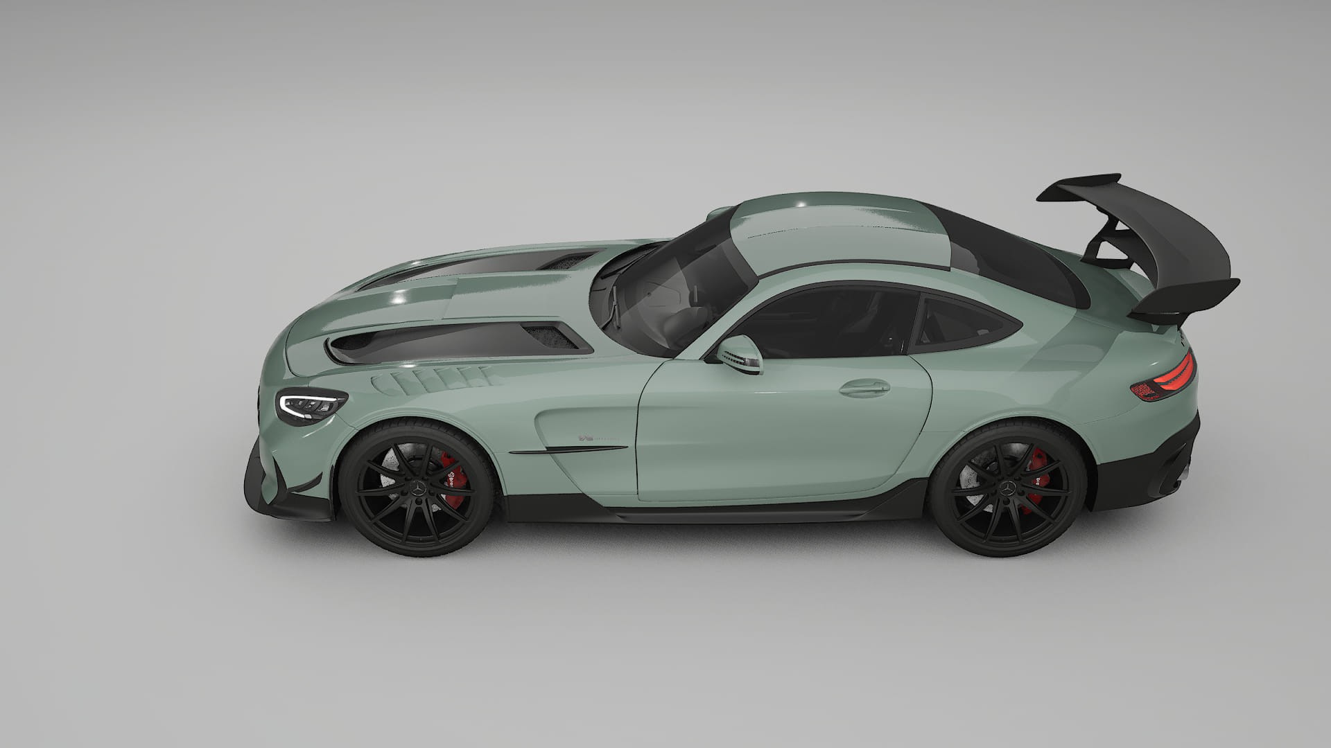 Mercedes AMG GT Black Series C192 Coupe TPU Paint Protection Film | CINDER Color Change PPF Full Pre-Cut Kit