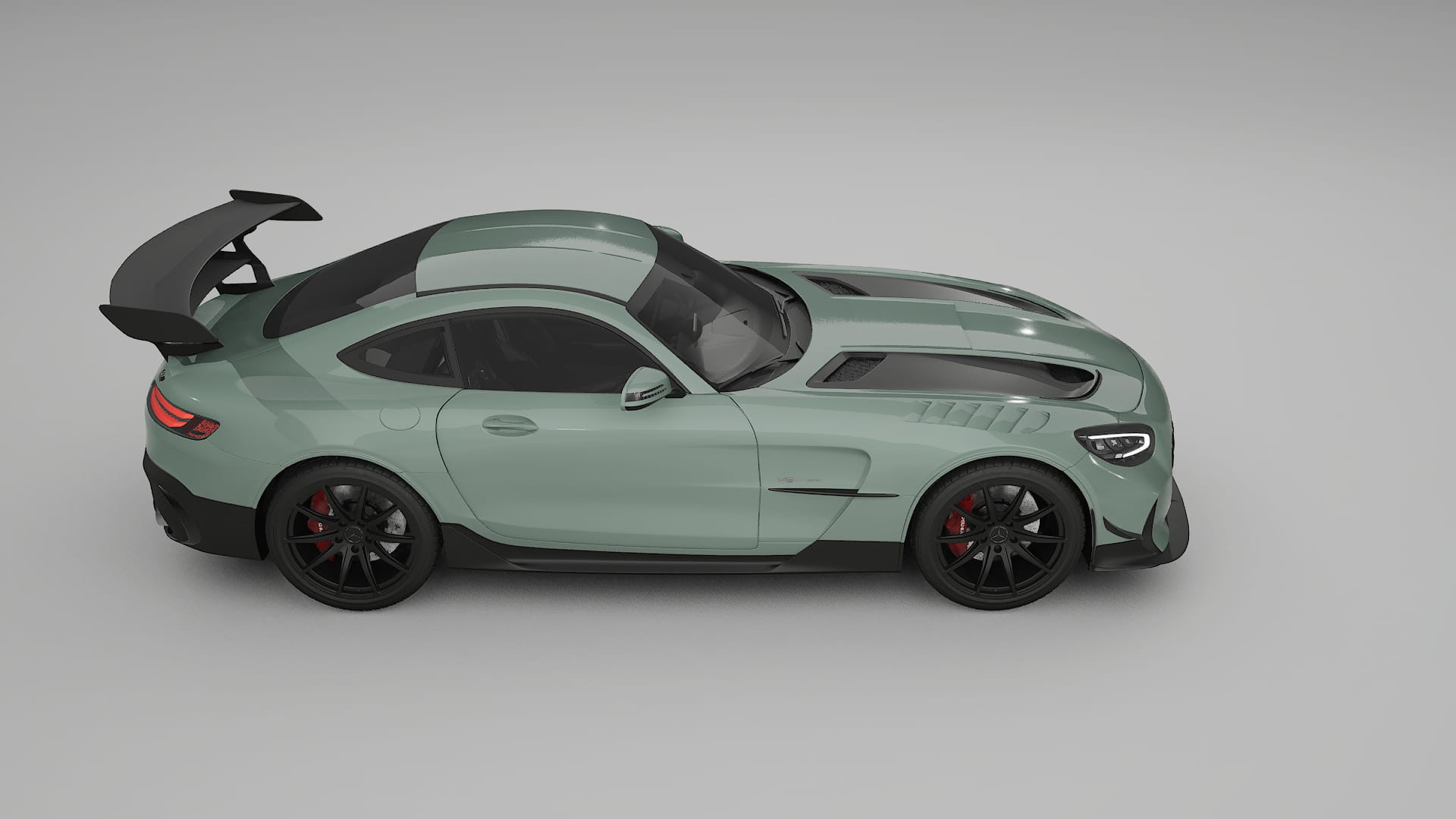 Mercedes AMG GT Black Series C192 Coupe TPU Paint Protection Film | CINDER Color Change PPF Full Pre-Cut Kit