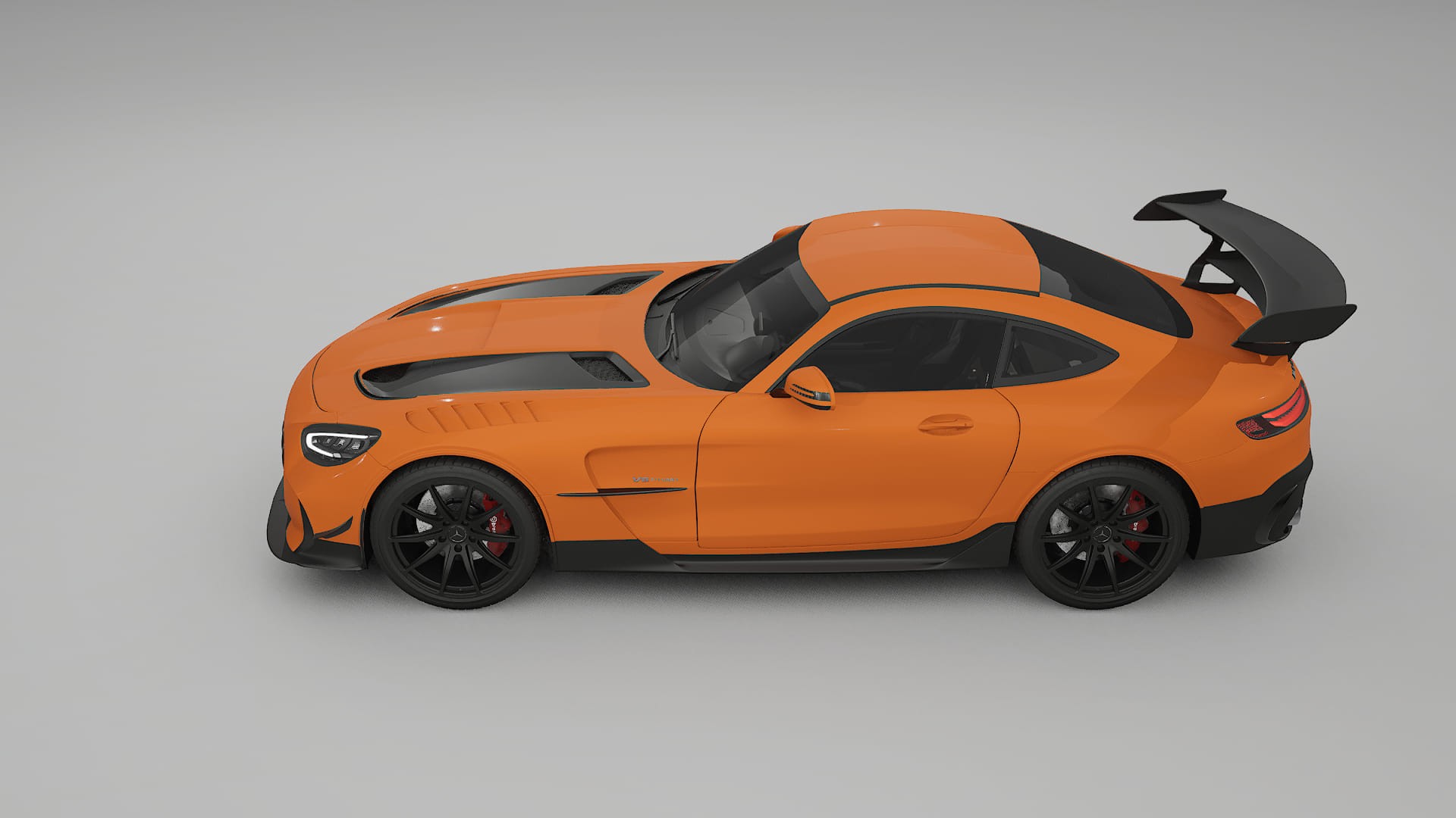 Mercedes AMG GT Black Series C192 Coupe TPU Paint Protection Film | ROCKET Color Change PPF Full Pre-Cut Kit