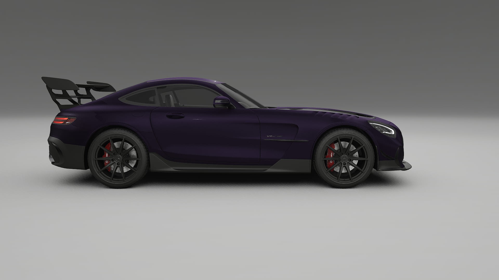 Mercedes AMG GT Black Series C192 Coupe TPU Paint Protection Film | VIOLET Color Change PPF Full Pre-Cut Kit