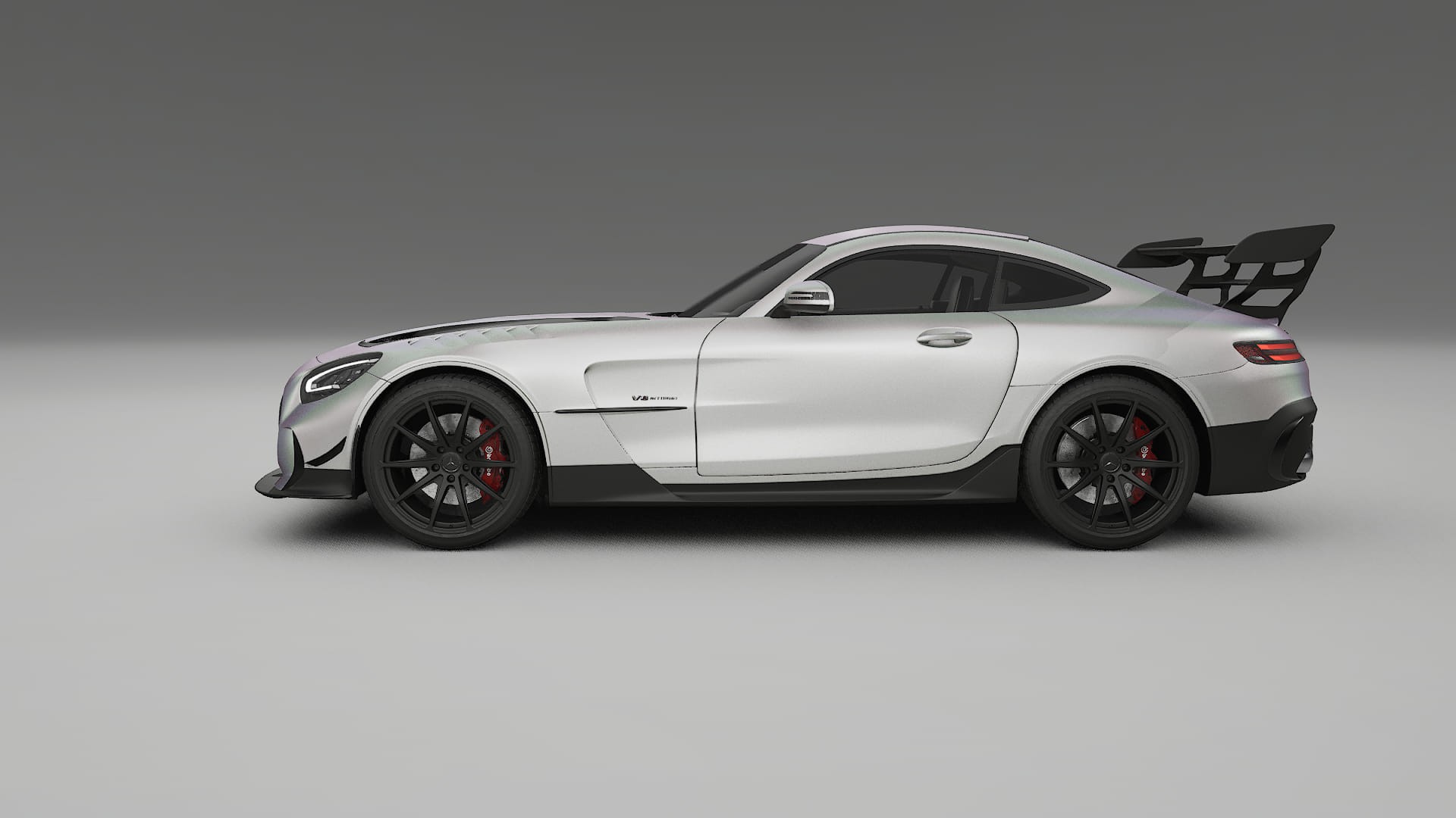 Mercedes AMG GT Black Series C192 Coupe TPU Paint Protection Film | NEBULA Color Change PPF Full Pre-Cut Kit