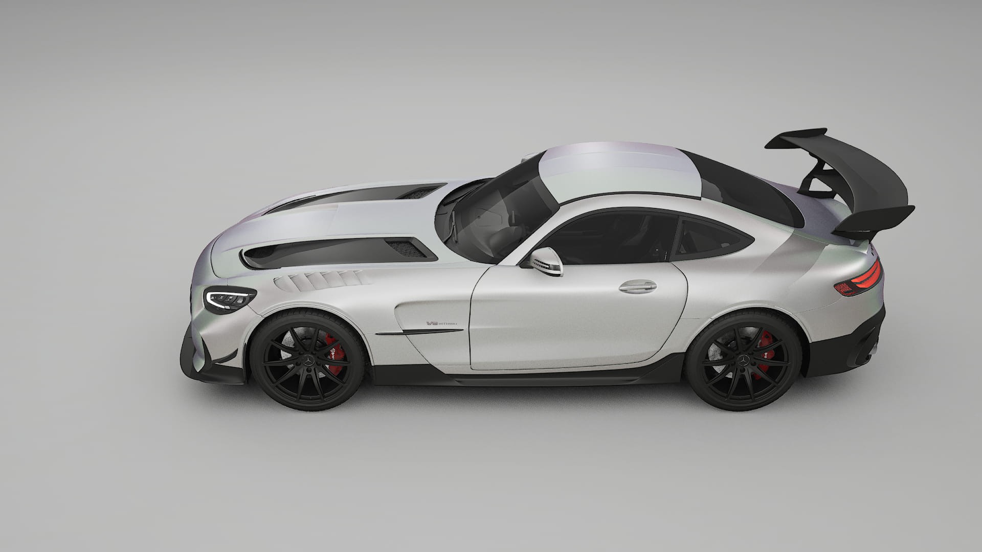 Mercedes AMG GT Black Series C192 Coupe TPU Paint Protection Film | NEBULA Color Change PPF Full Pre-Cut Kit