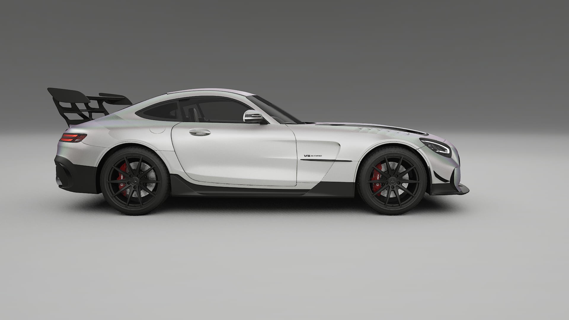 Mercedes AMG GT Black Series C192 Coupe TPU Paint Protection Film | NEBULA Color Change PPF Full Pre-Cut Kit