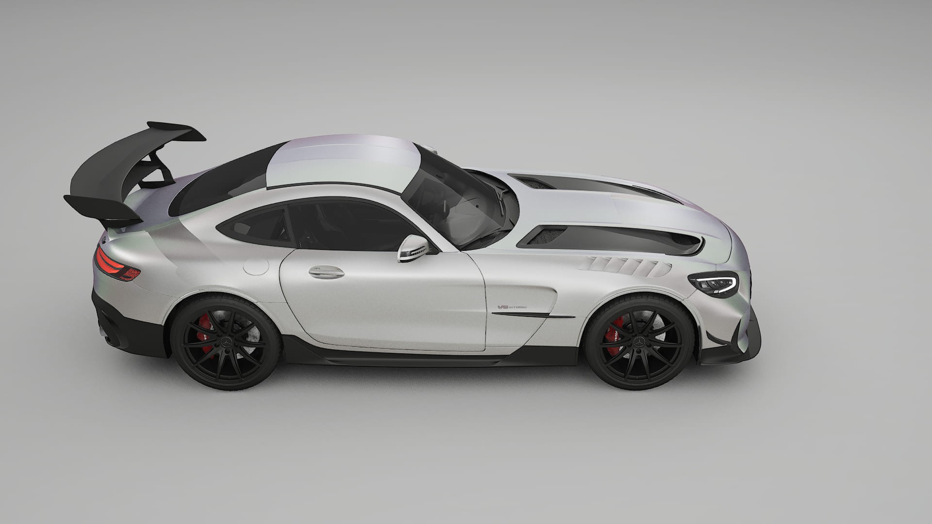 Mercedes AMG GT Black Series C192 Coupe TPU Paint Protection Film | NEBULA Color Change PPF Full Pre-Cut Kit
