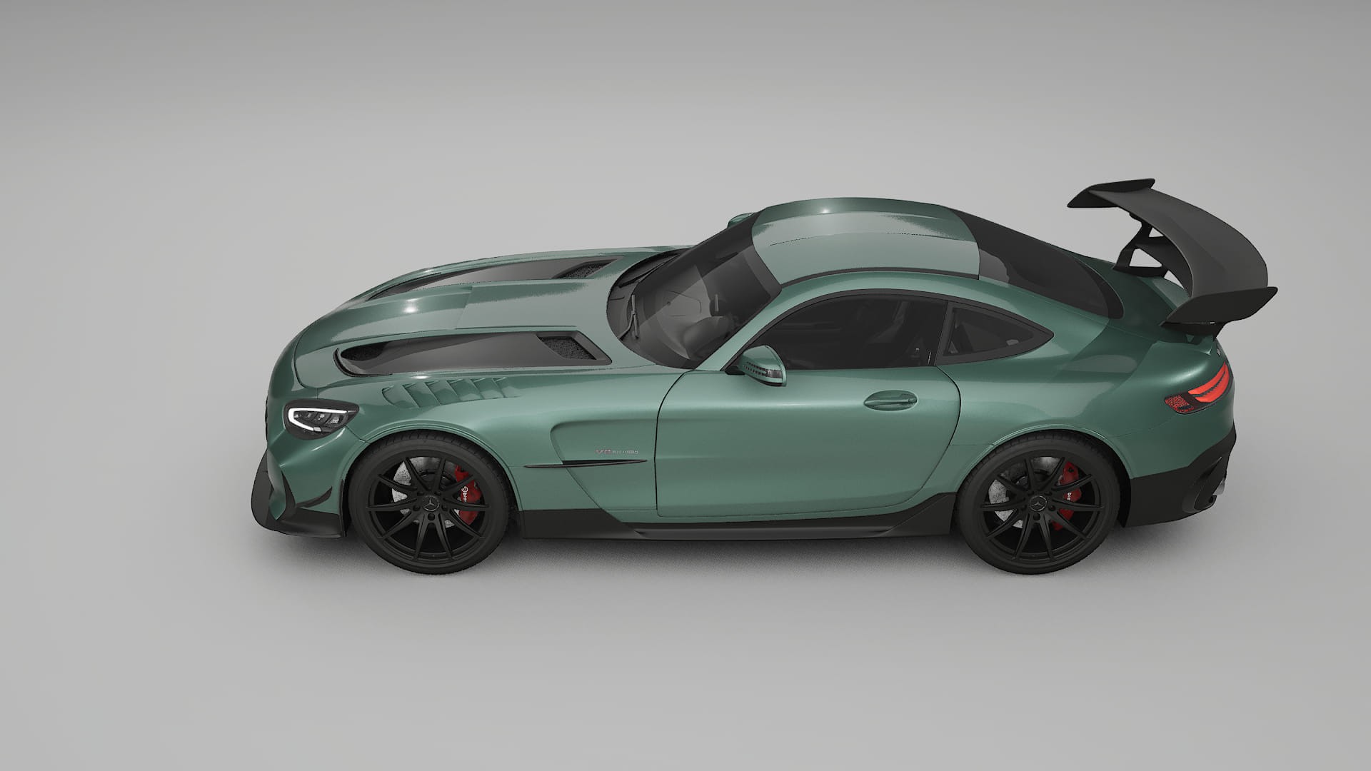 Mercedes AMG GT Black Series C192 Coupe TPU Paint Protection Film | EVERGREEN Color Change PPF Full Pre-Cut Kit