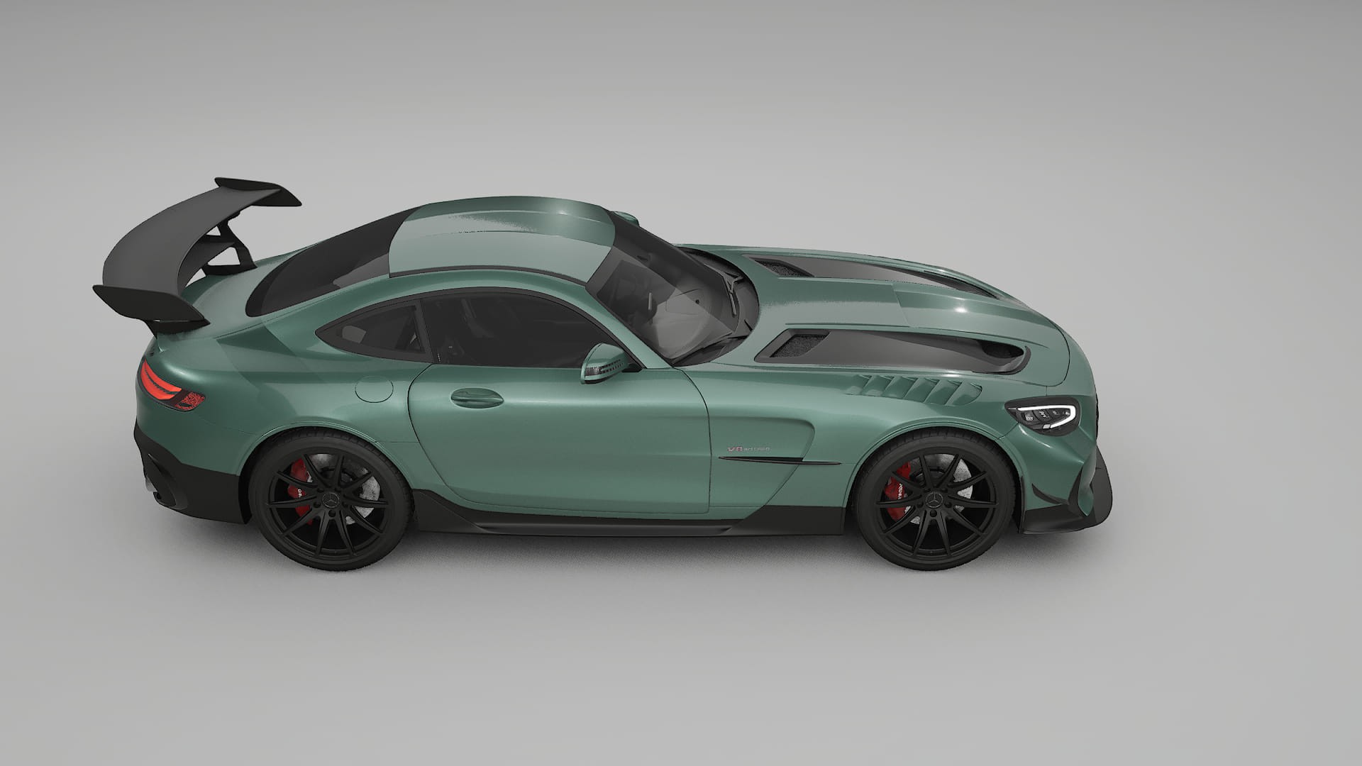 Mercedes AMG GT Black Series C192 Coupe TPU Paint Protection Film | EVERGREEN Color Change PPF Full Pre-Cut Kit